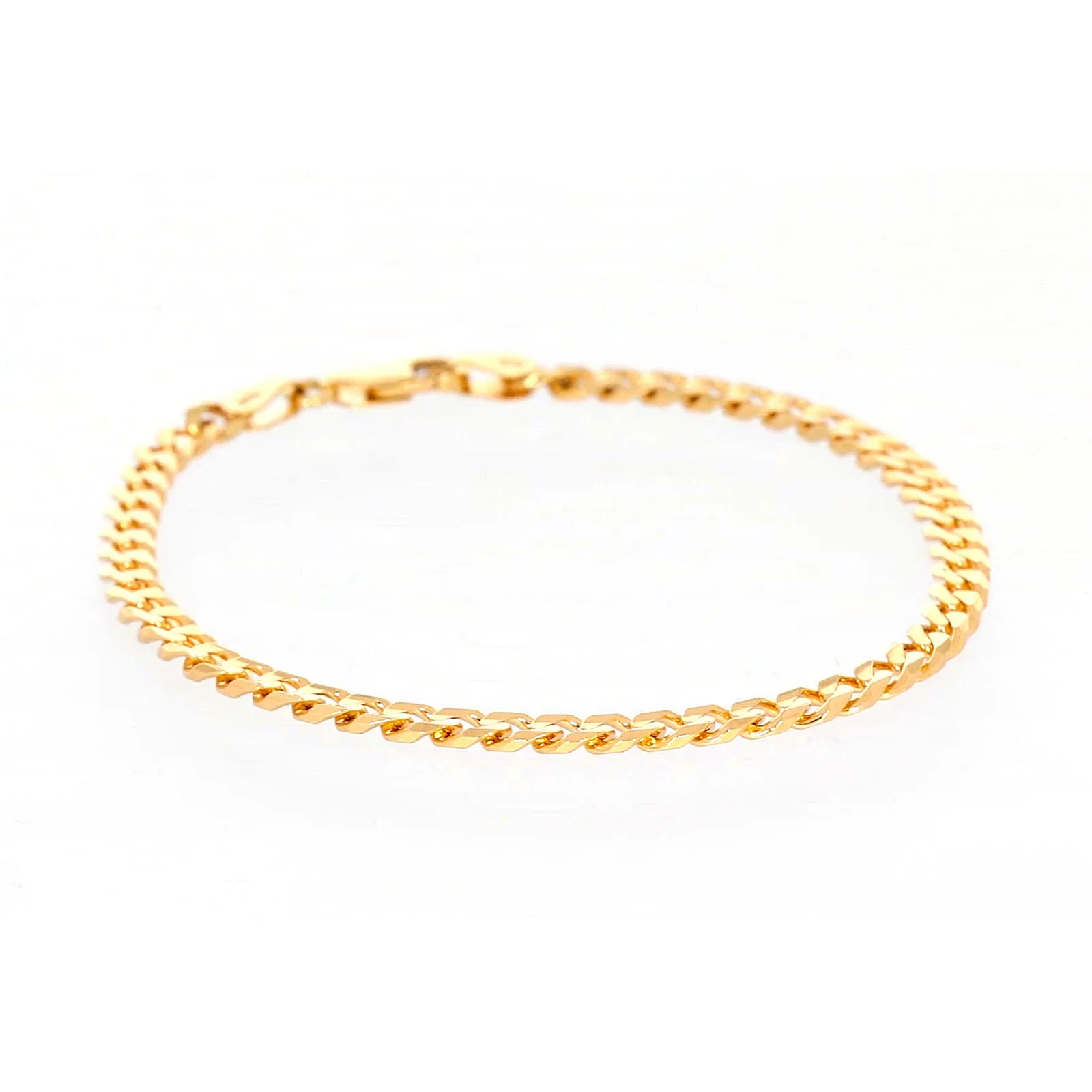 9ct Yellow Gold 19cm Curb Bracelet - Image 71