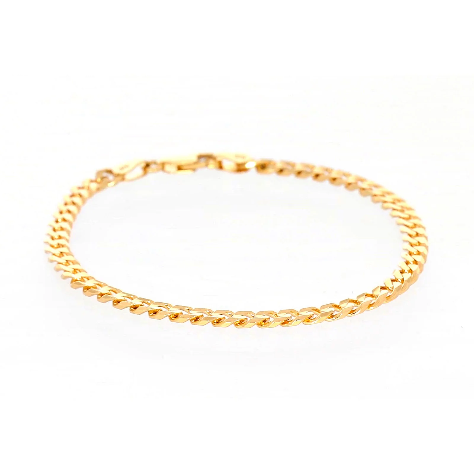 9ct Yellow Gold 19cm Curb Bracelet - Image 72