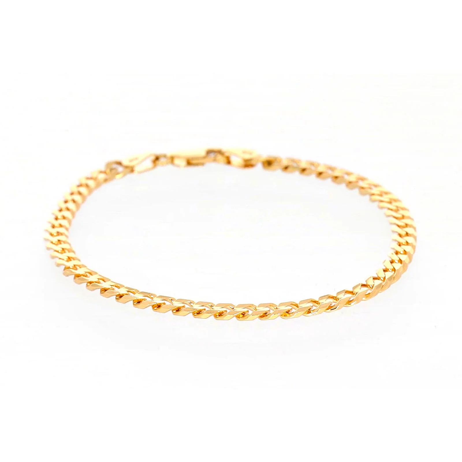 9ct Yellow Gold 19cm Curb Bracelet - Image 73