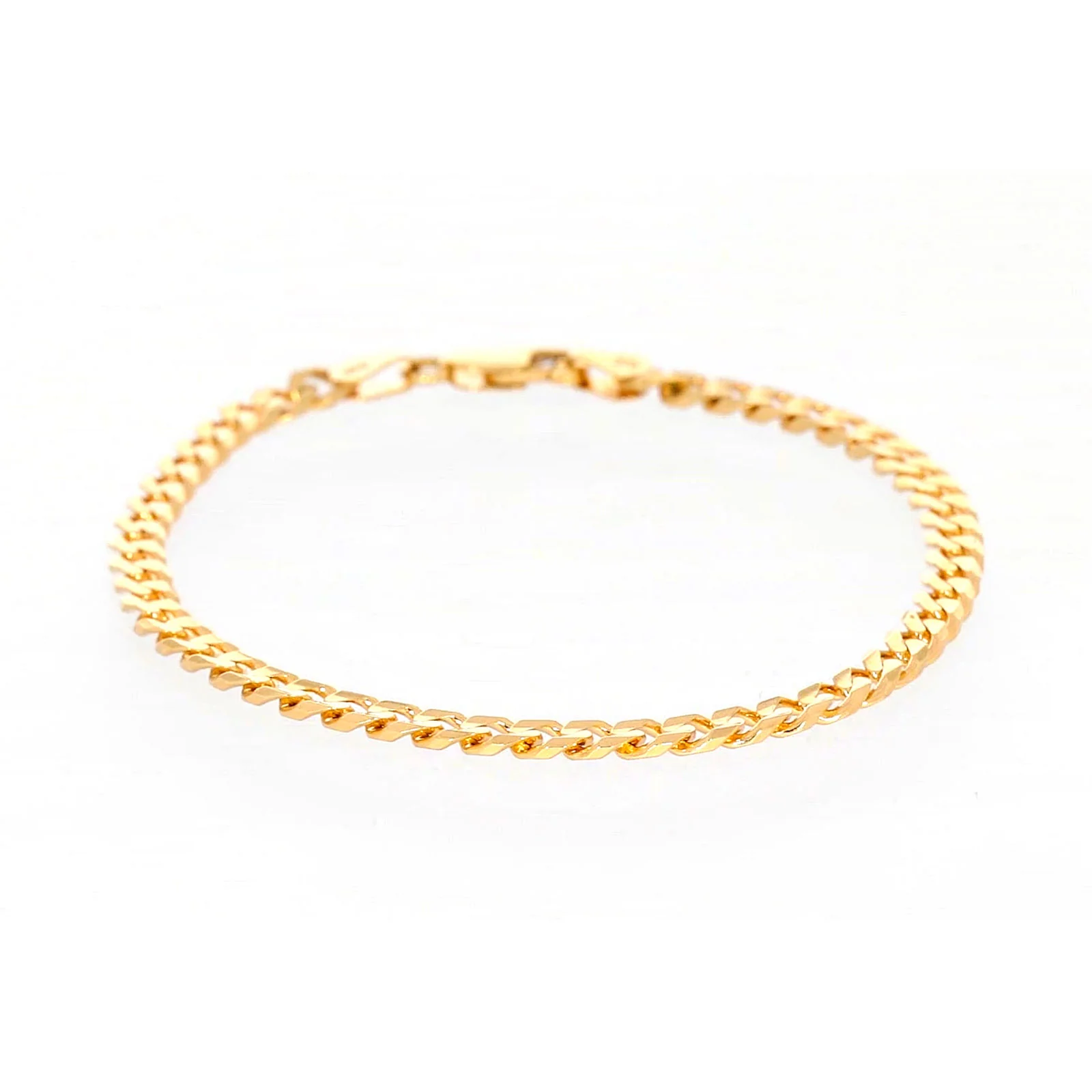 9ct Yellow Gold 19cm Curb Bracelet - Image 74