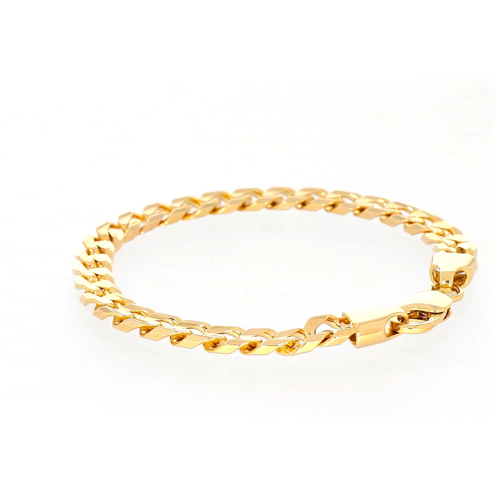 9ct Yellow Gold 23cm Curb Bracelet - Image 28