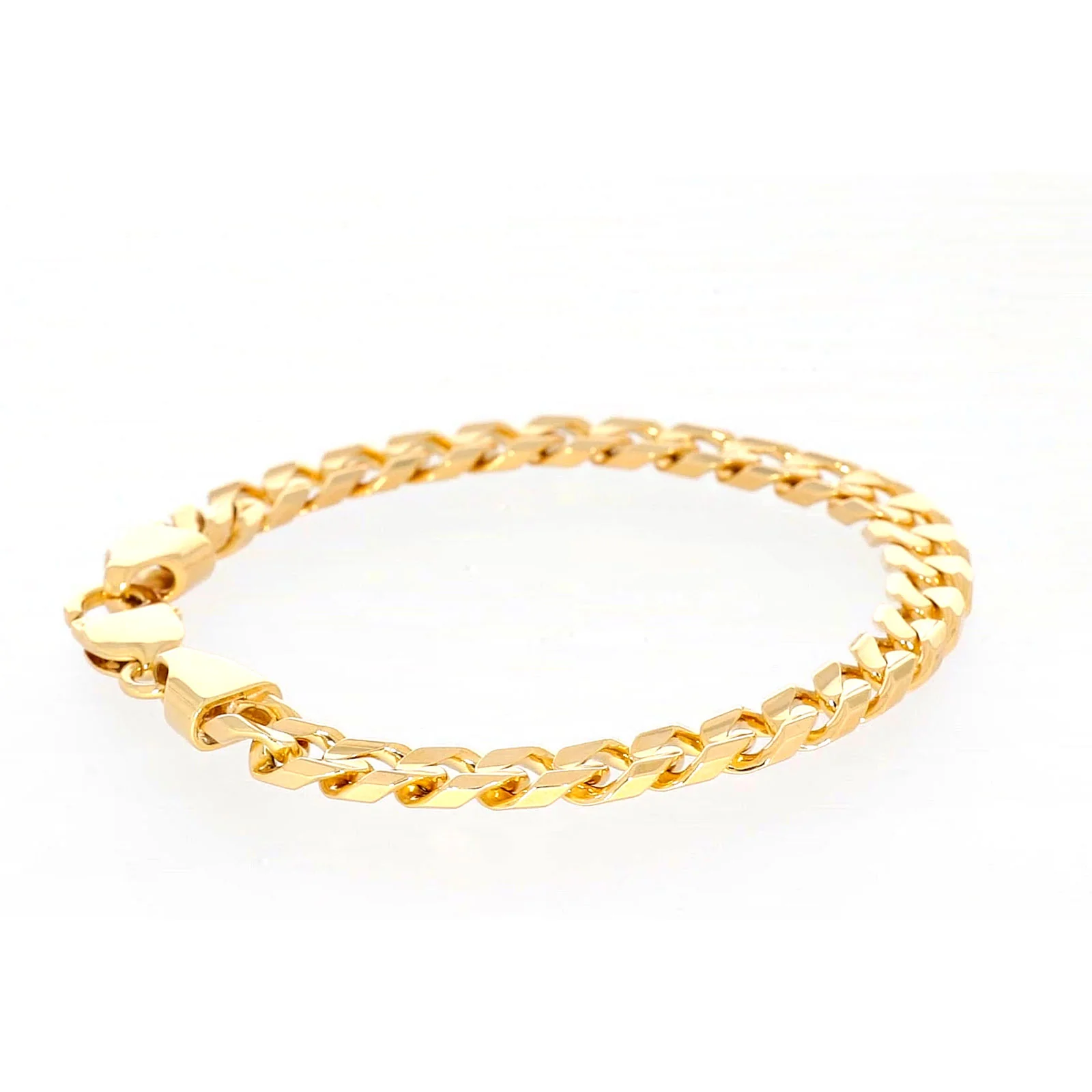 9ct Yellow Gold 23cm Curb Bracelet - Image 54