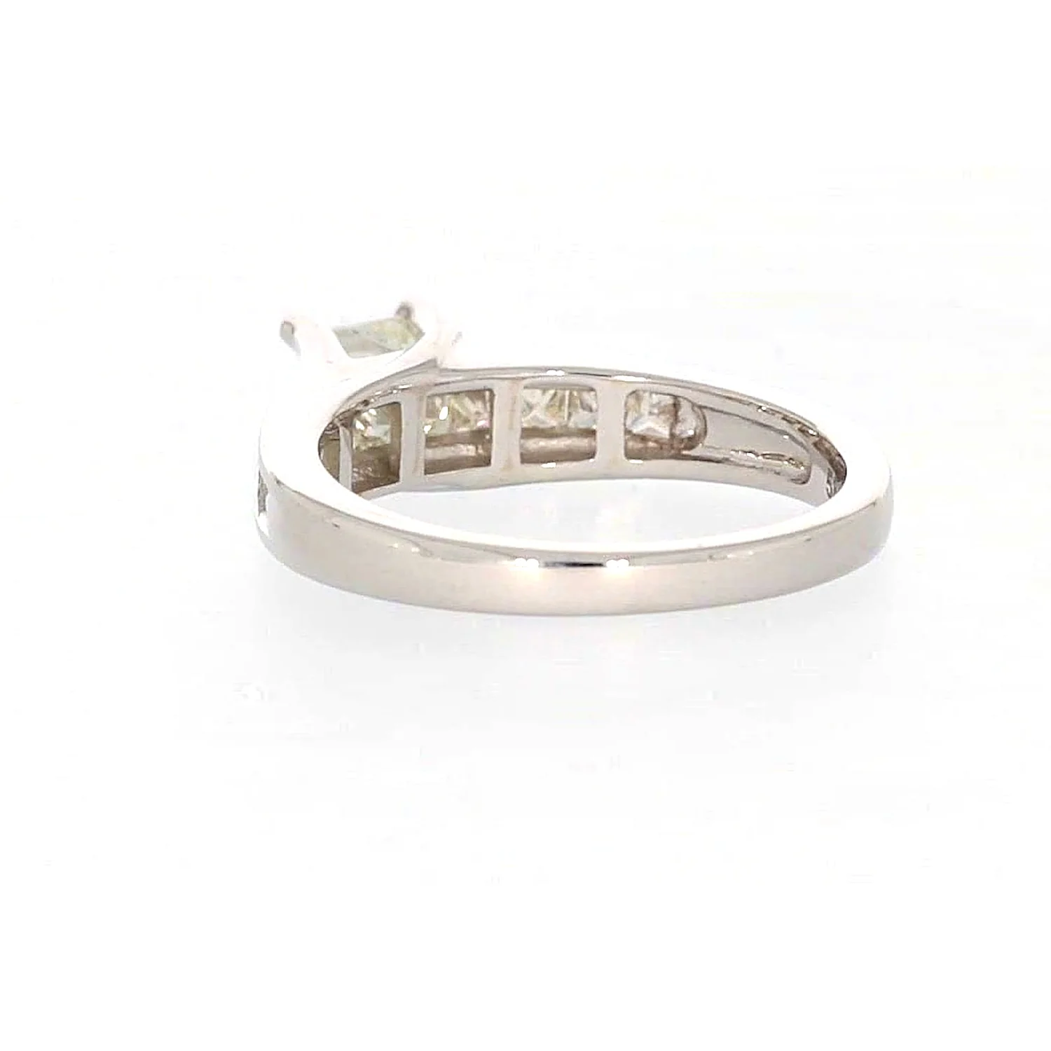 New York 14ct White Gold Princess Cut with 1 CARAT tw of Diamonds Ring - Image 33
