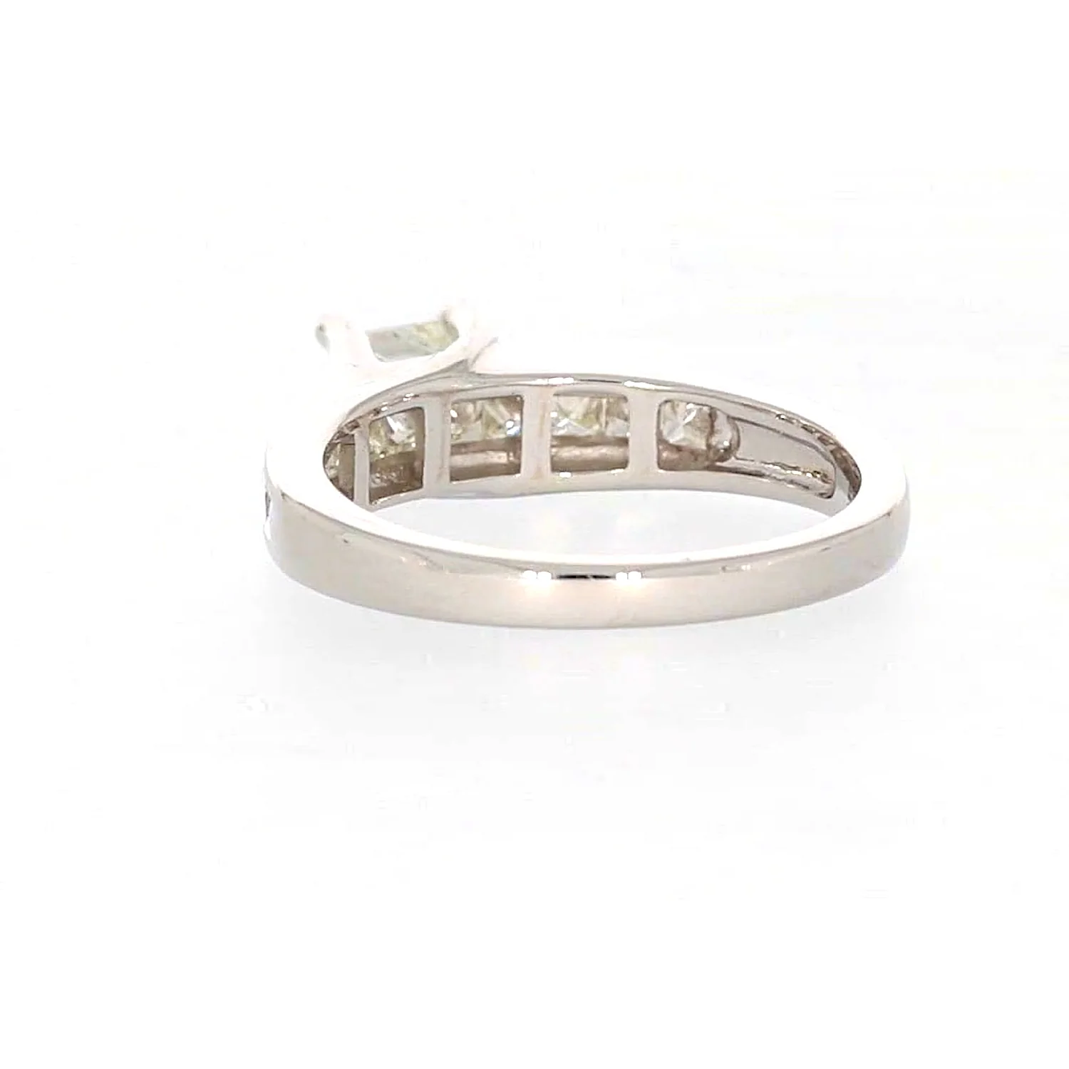 New York 14ct White Gold Princess Cut with 1 CARAT tw of Diamonds Ring - Image 34