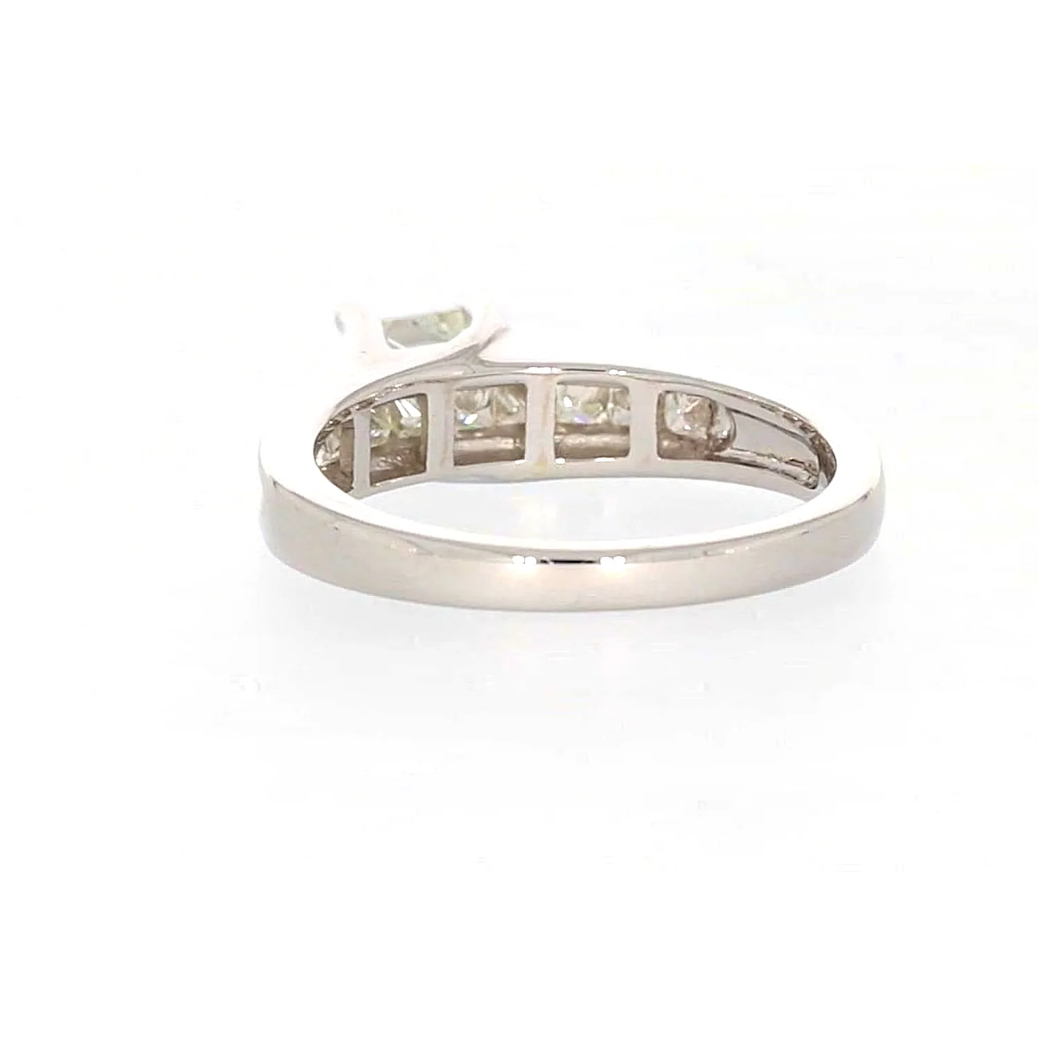 New York 14ct White Gold Princess Cut with 1 CARAT tw of Diamonds Ring - Image 35