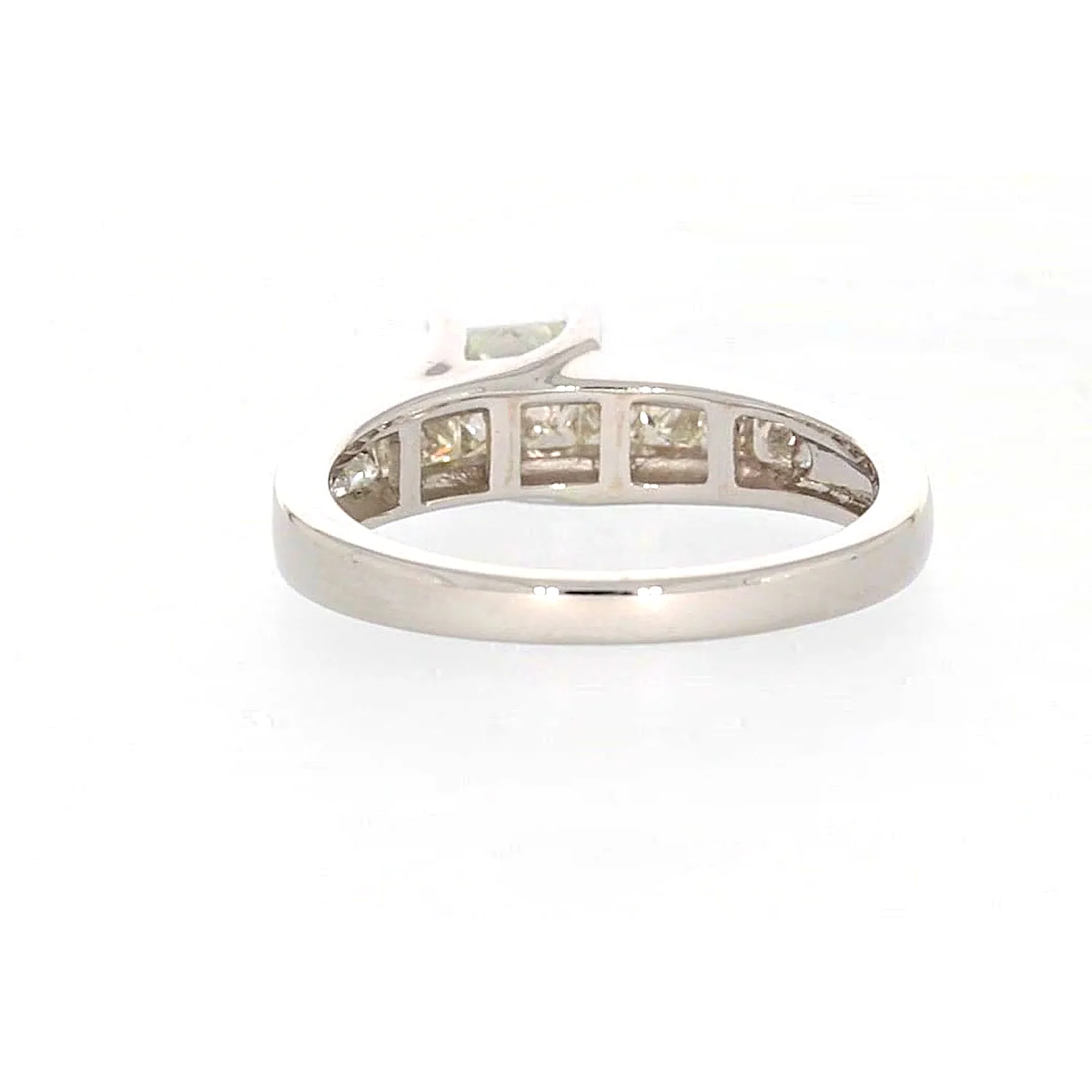 New York 14ct White Gold Princess Cut with 1 CARAT tw of Diamonds Ring - Image 37