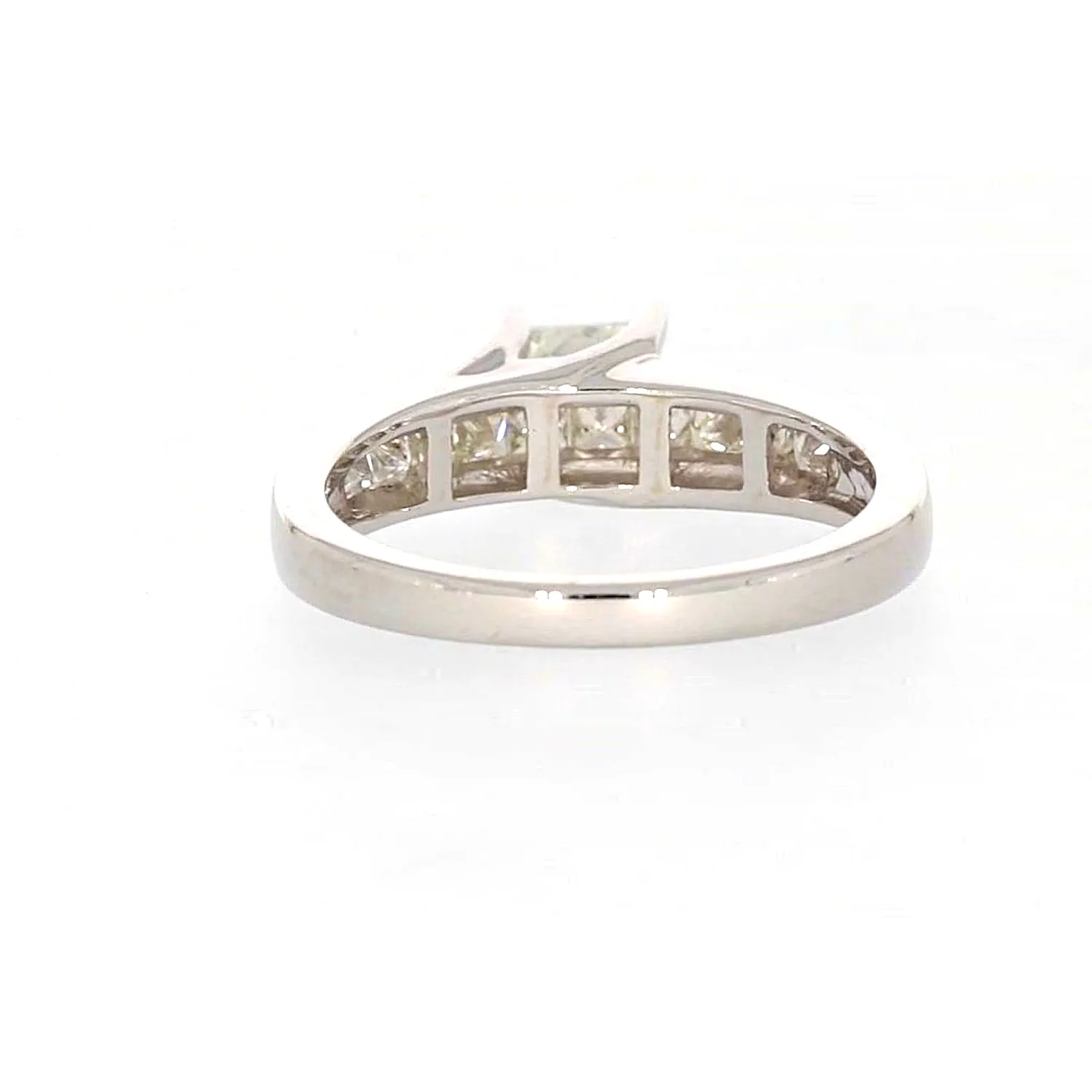 New York 14ct White Gold Princess Cut with 1 CARAT tw of Diamonds Ring - Image 39