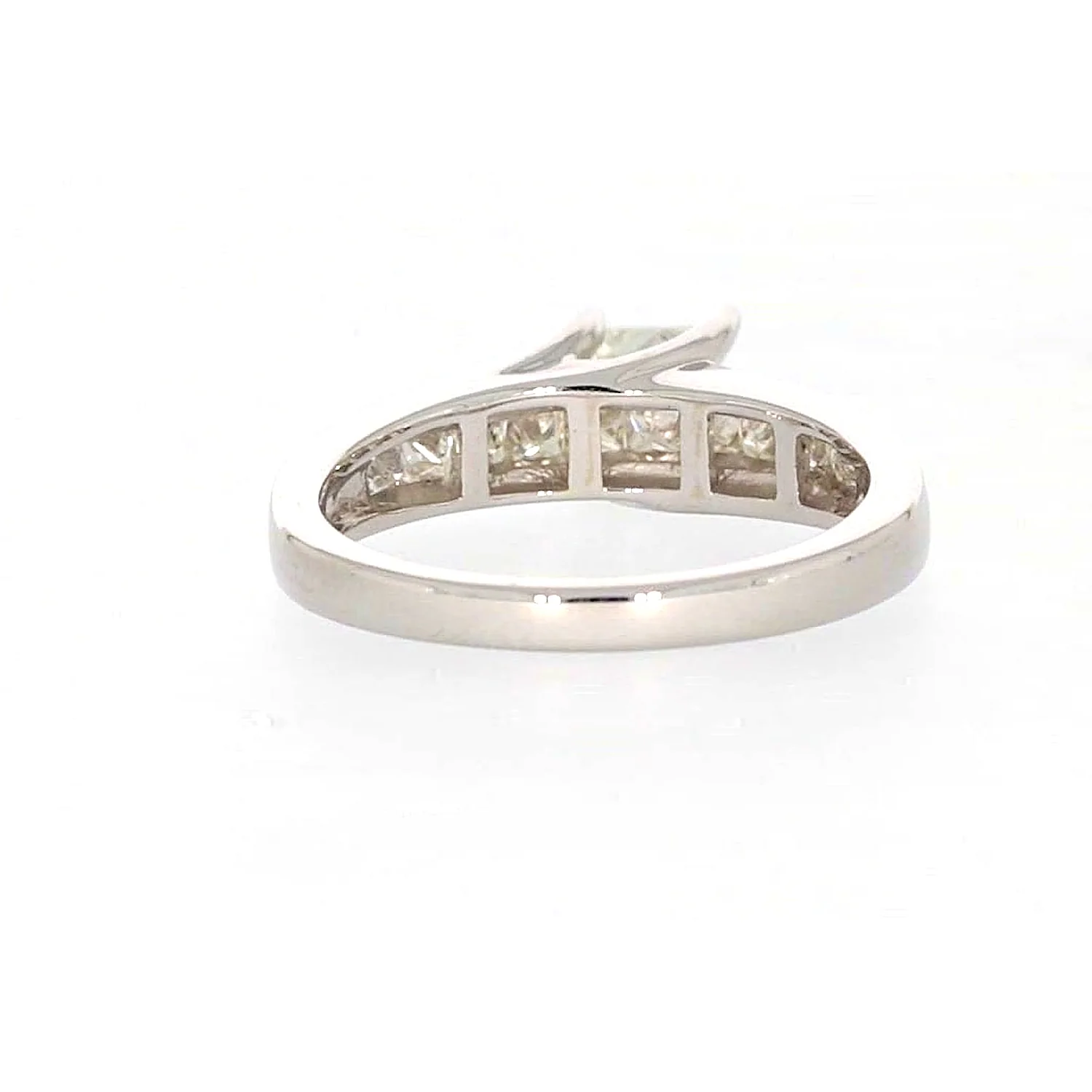 New York 14ct White Gold Princess Cut with 1 CARAT tw of Diamonds Ring - Image 41