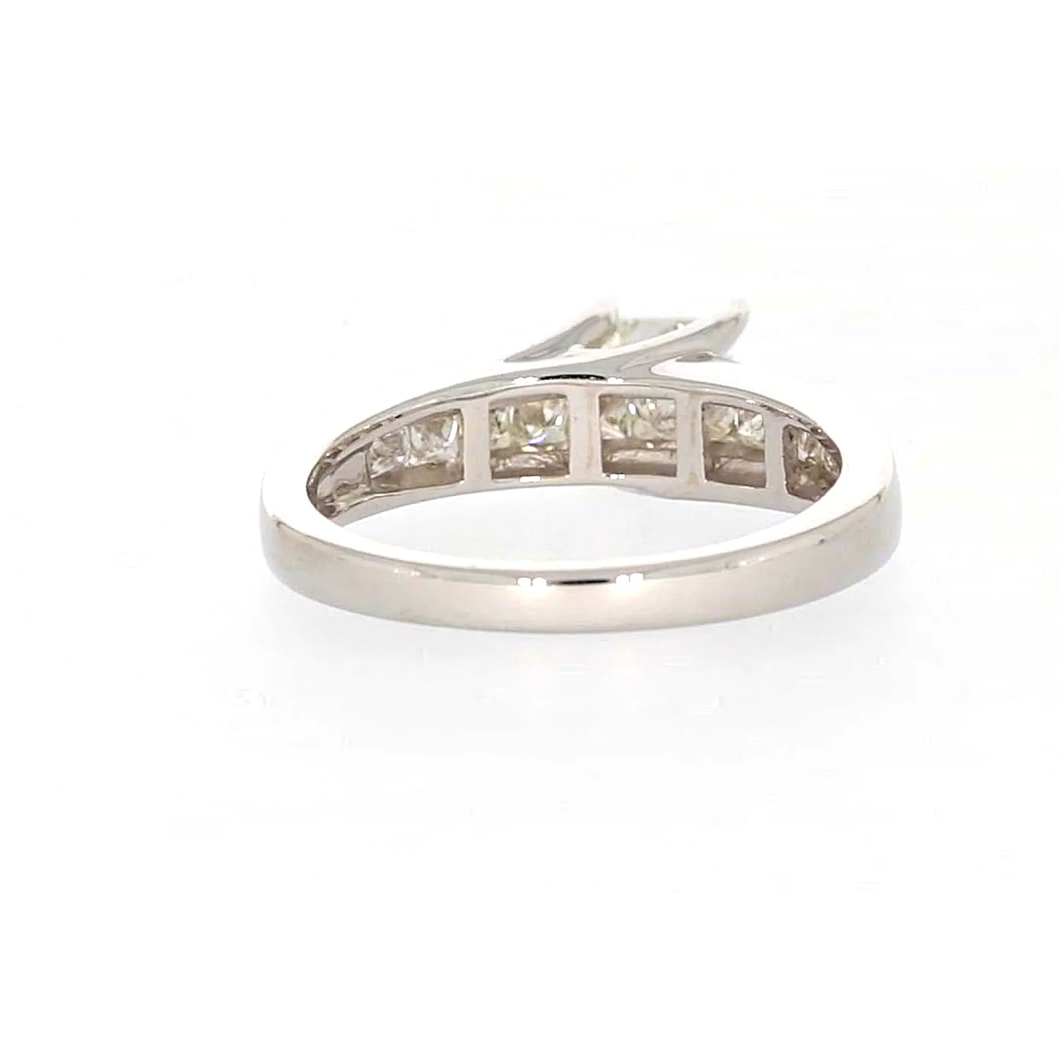 New York 14ct White Gold Princess Cut with 1 CARAT tw of Diamonds Ring - Image 42