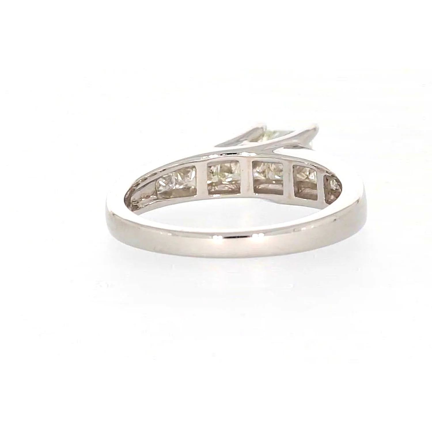 New York 14ct White Gold Princess Cut with 1 CARAT tw of Diamonds Ring - Image 43