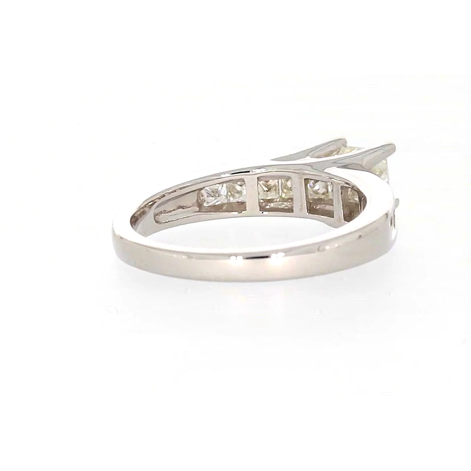New York 14ct White Gold Princess Cut with 1 CARAT tw of Diamonds Ring - Image 47