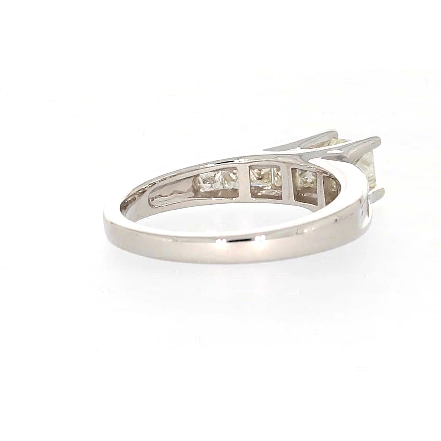 New York 14ct White Gold Princess Cut with 1 CARAT tw of Diamonds Ring - Image 48