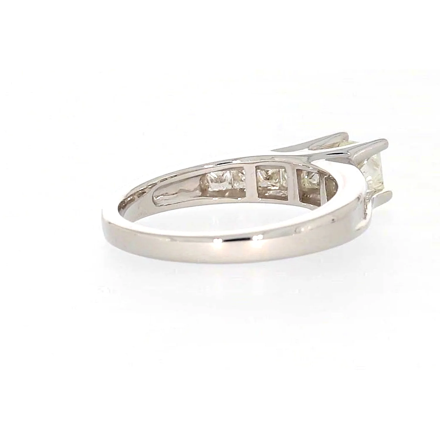 New York 14ct White Gold Princess Cut with 1 CARAT tw of Diamonds Ring - Image 49