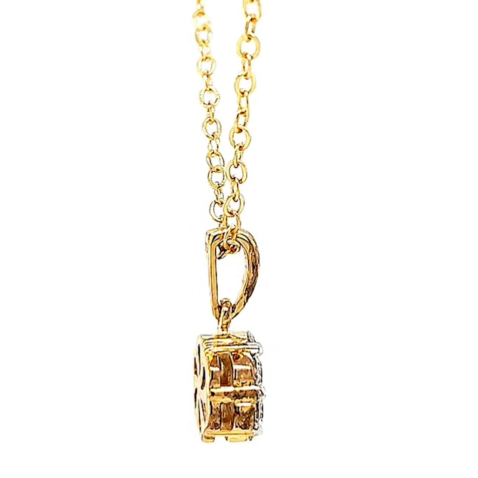 9ct Yellow Gold Round Brilliant Cut with 1/2 Carat tw of Diamonds Pendant - Image 55