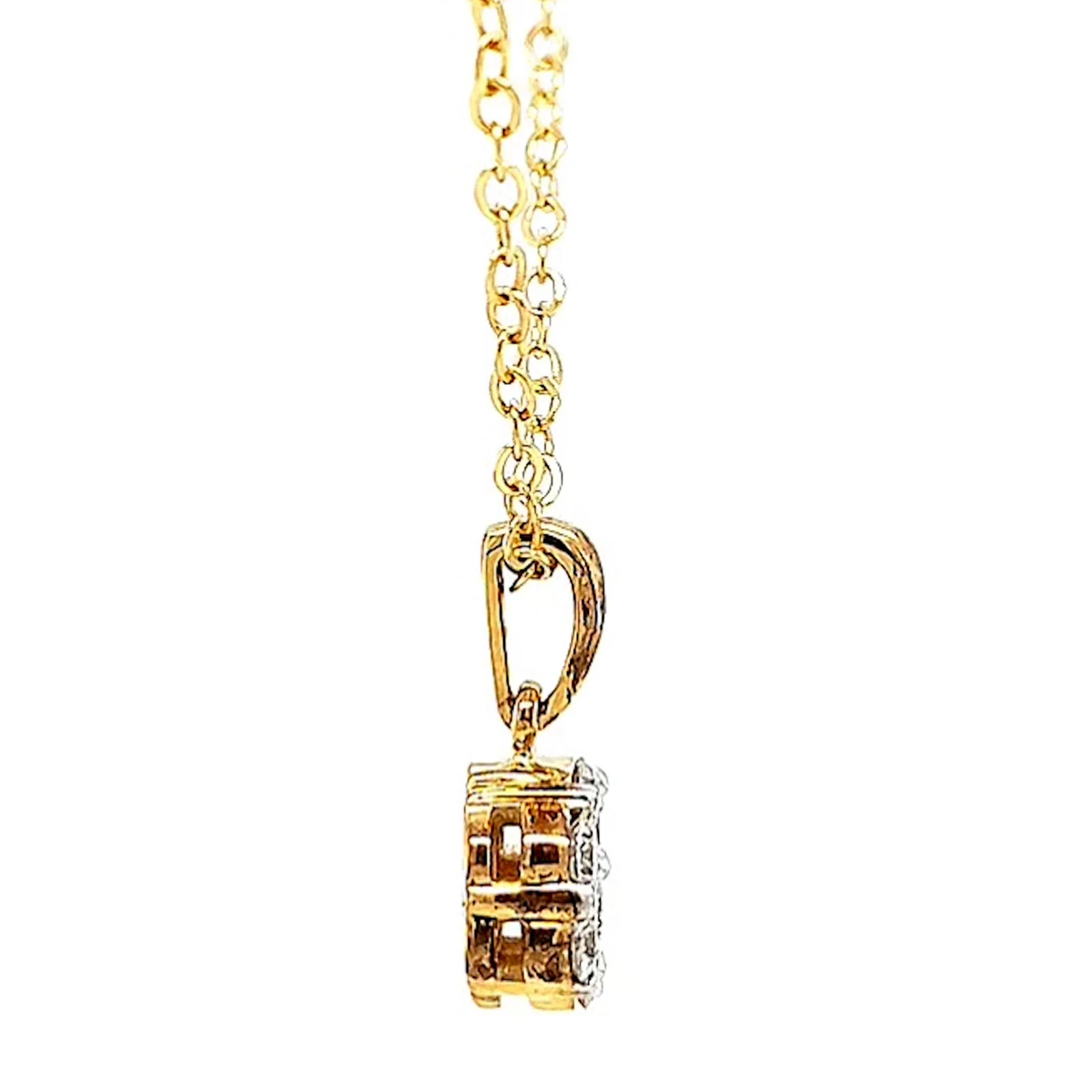 9ct Yellow Gold Round Brilliant Cut with 1/2 Carat tw of Diamonds Pendant - Image 58