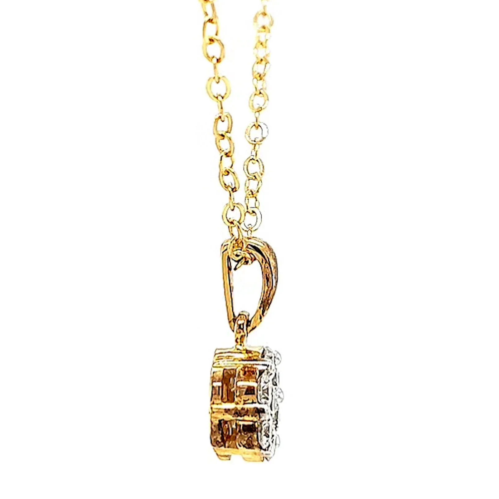 9ct Yellow Gold Round Brilliant Cut with 1/2 Carat tw of Diamonds Pendant - Image 59