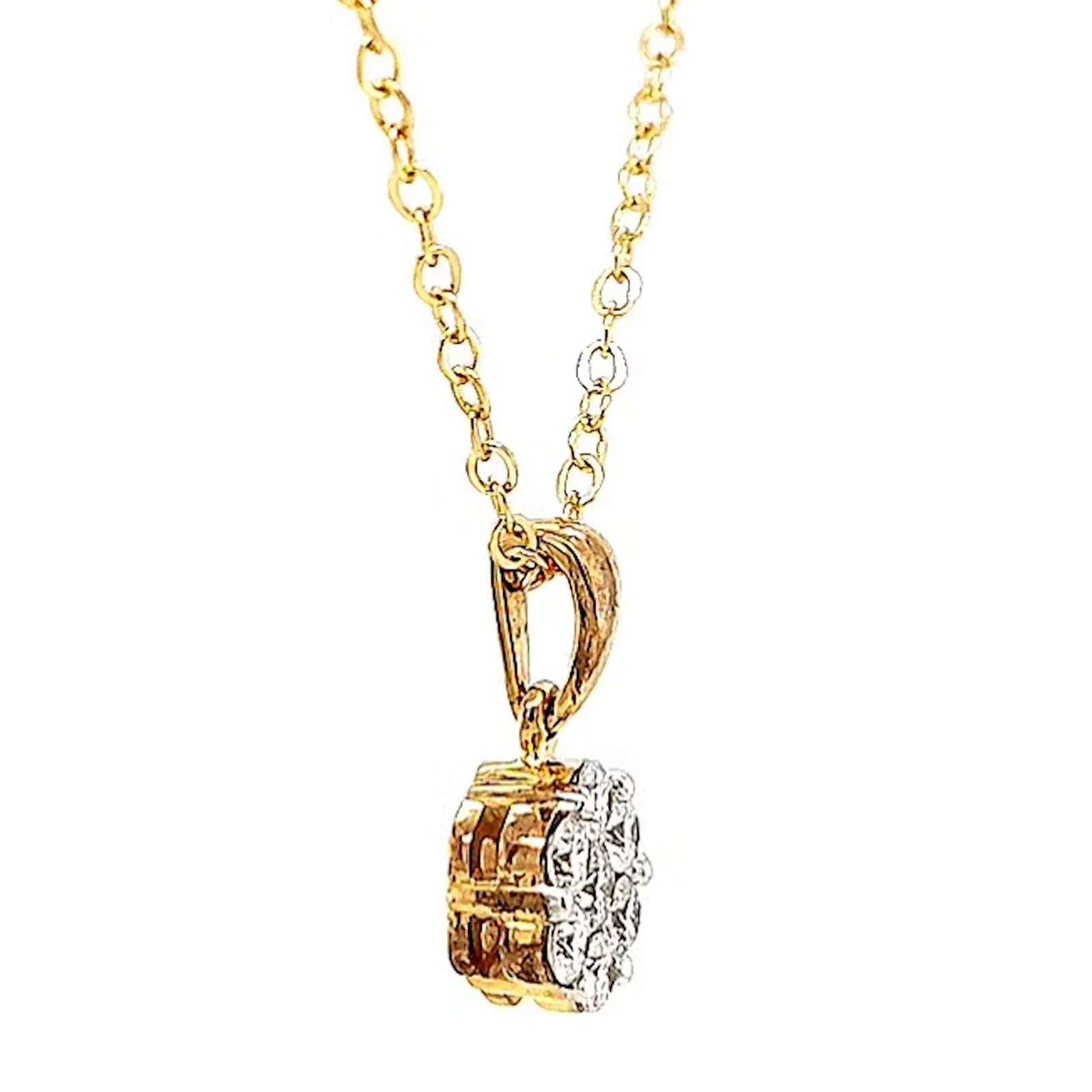 9ct Yellow Gold Round Brilliant Cut with 1/2 Carat tw of Diamonds Pendant - Image 62