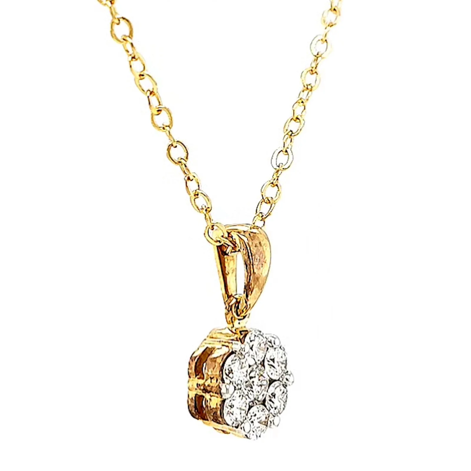 9ct Yellow Gold Round Brilliant Cut with 1/2 Carat tw of Diamonds Pendant - Image 66
