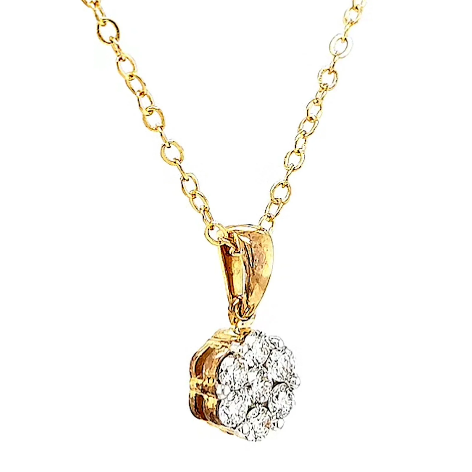 9ct Yellow Gold Round Brilliant Cut with 1/2 Carat tw of Diamonds Pendant - Image 68