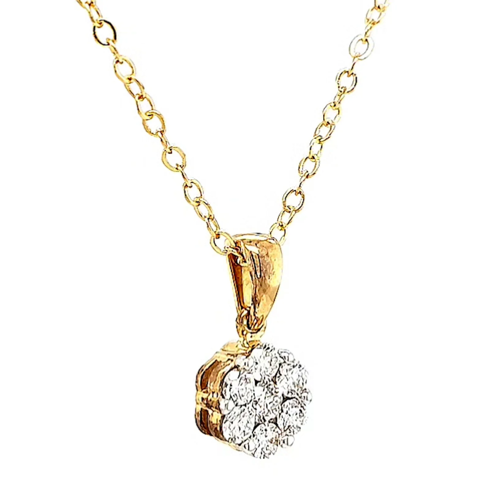 9ct Yellow Gold Round Brilliant Cut with 1/2 Carat tw of Diamonds Pendant - Image 69