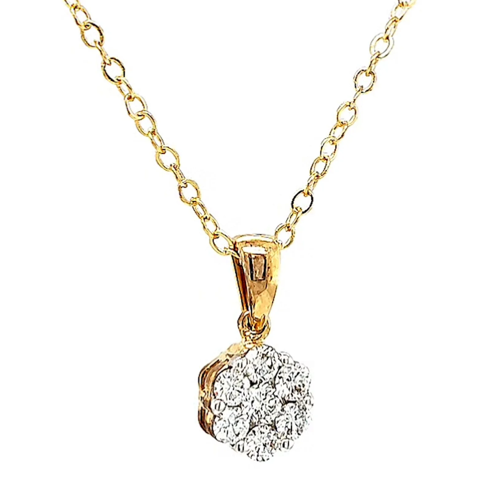 9ct Yellow Gold Round Brilliant Cut with 1/2 Carat tw of Diamonds Pendant - Image 72