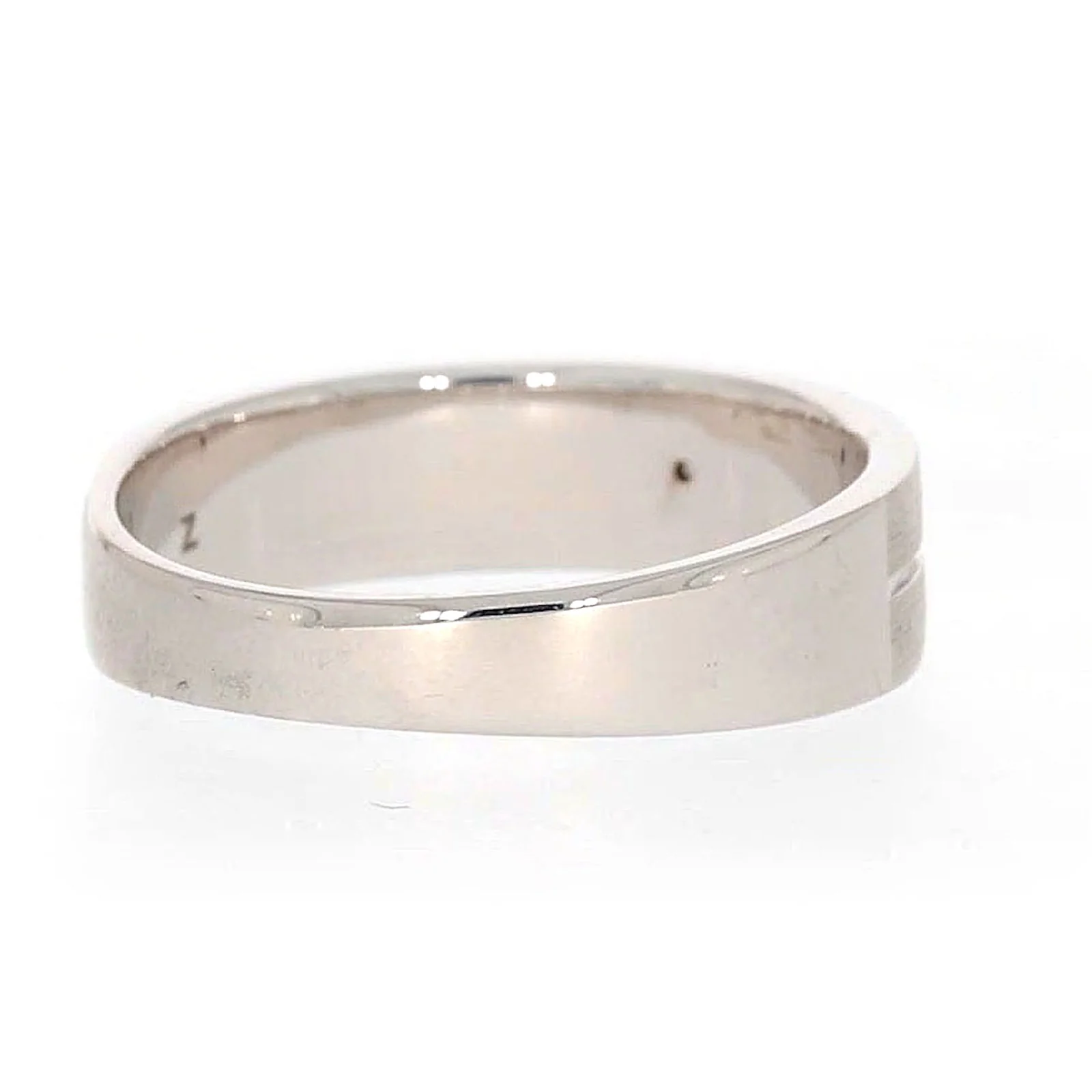 Sterling Silver Diamond Set Six Grid Design Mens Ring - Image 44