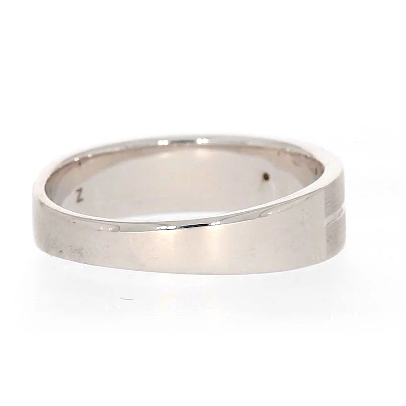 Sterling Silver Diamond Set Six Grid Design Mens Ring - Image 45