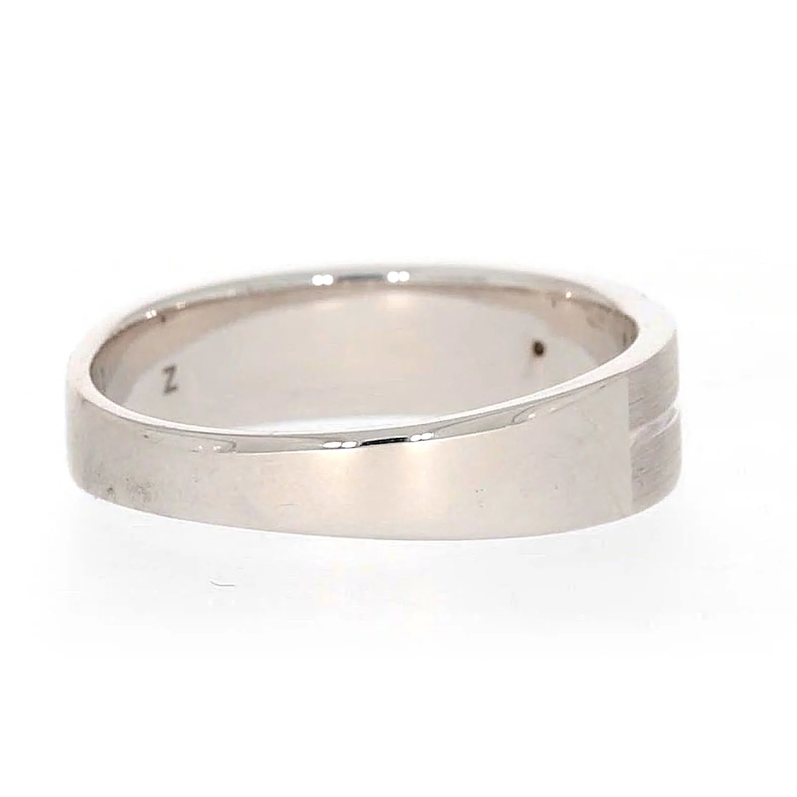 Sterling Silver Diamond Set Six Grid Design Mens Ring - Image 46