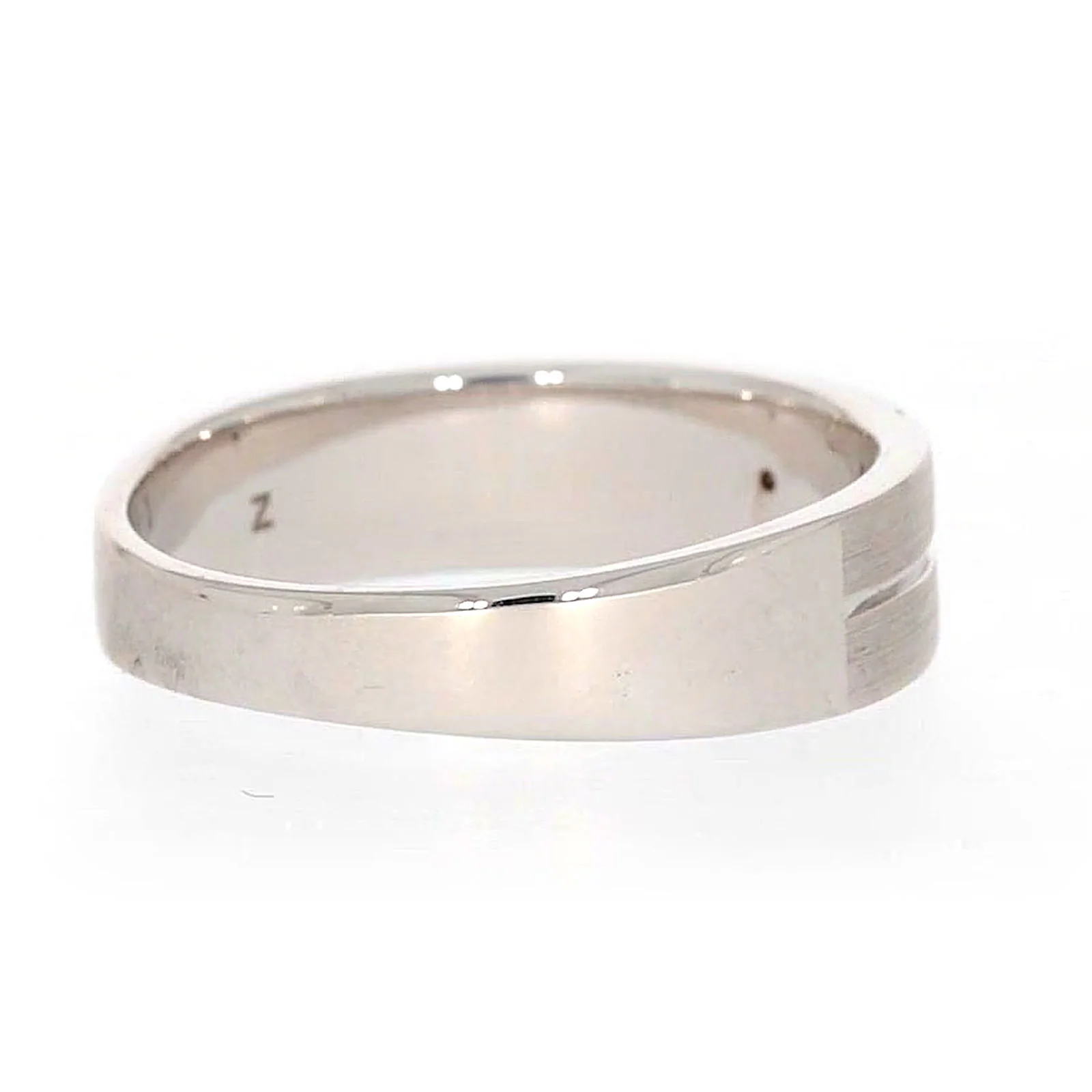 Sterling Silver Diamond Set Six Grid Design Mens Ring - Image 47