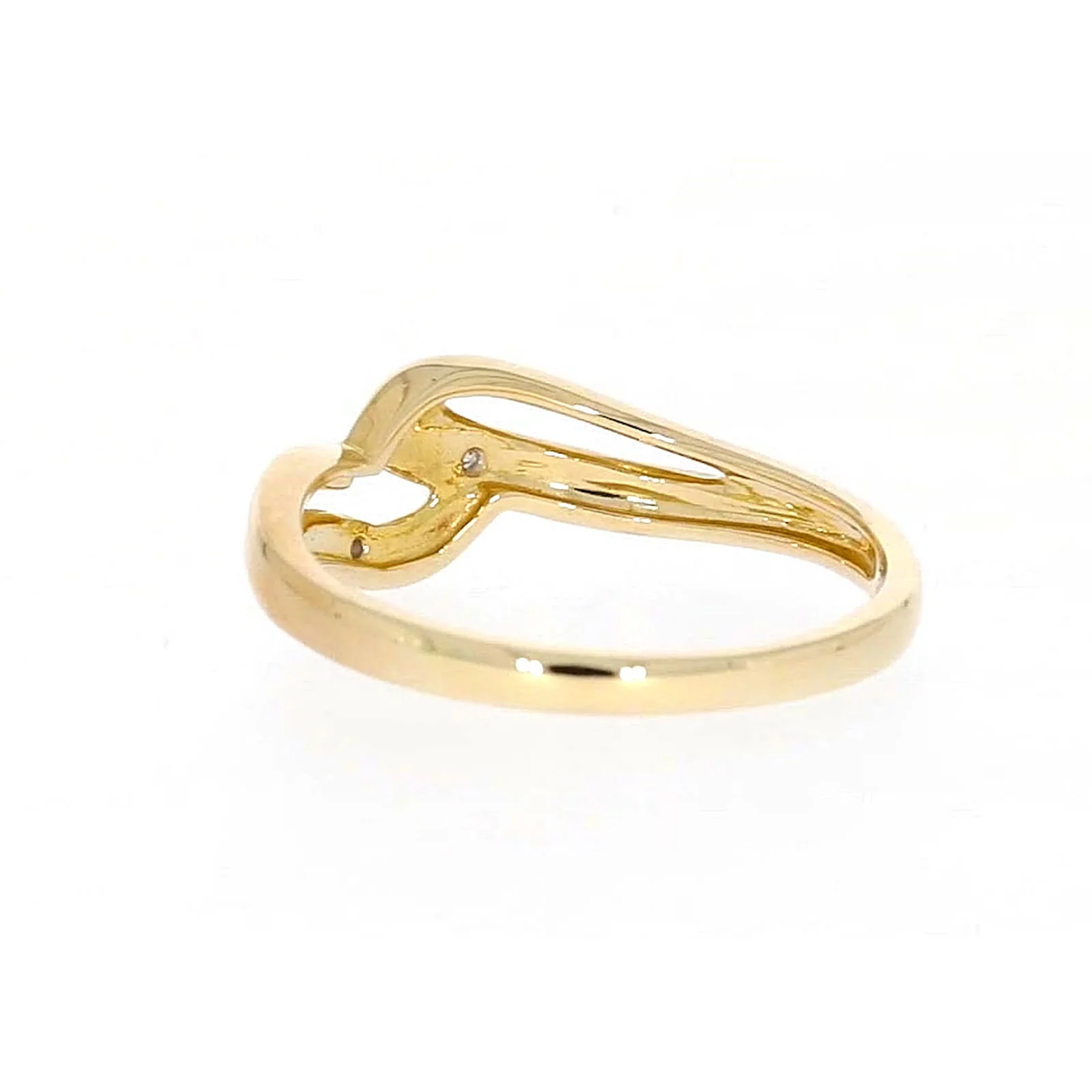 9ct Yellow Gold & Diamond Set Wave Ring - Image 34