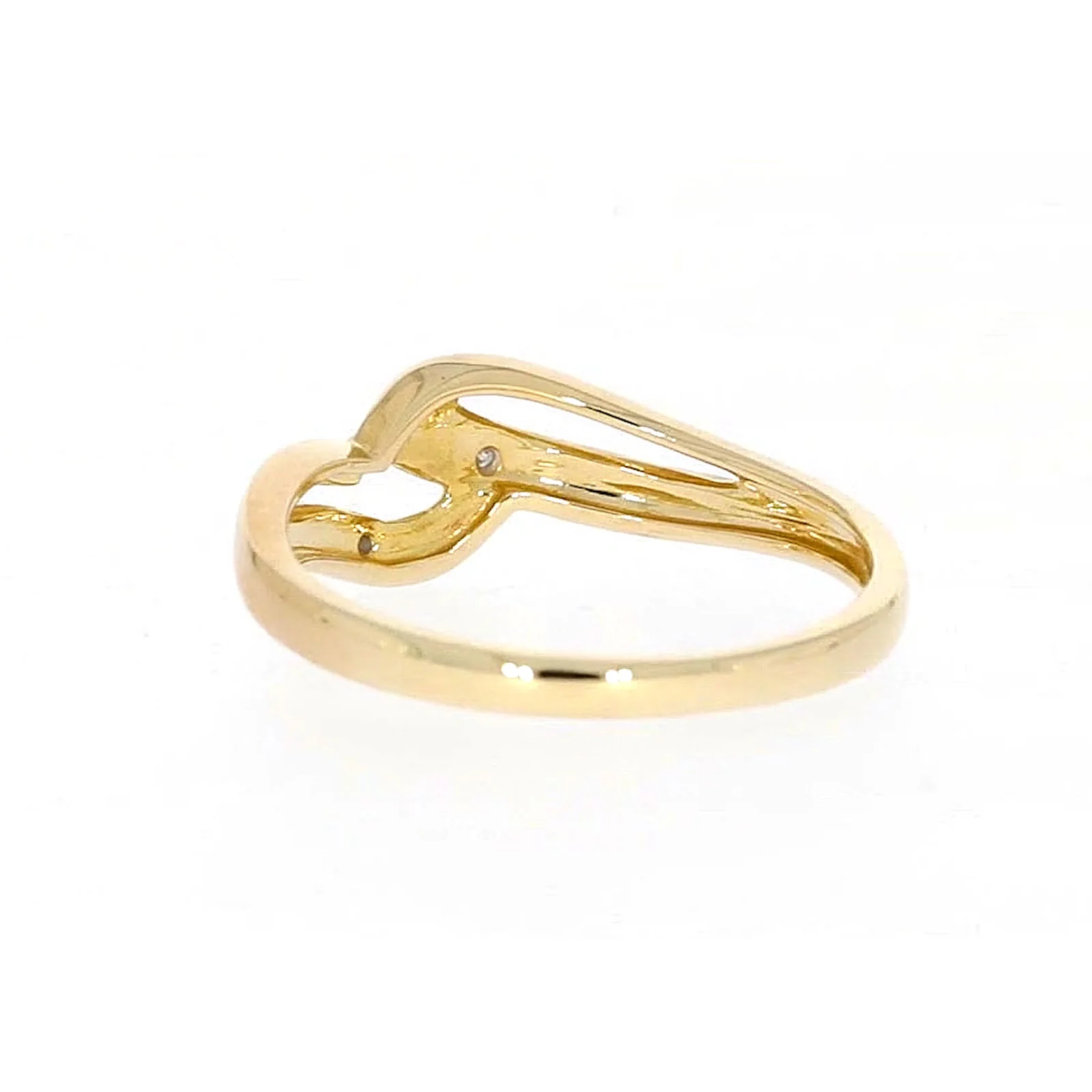 9ct Yellow Gold & Diamond Set Wave Ring - Image 35