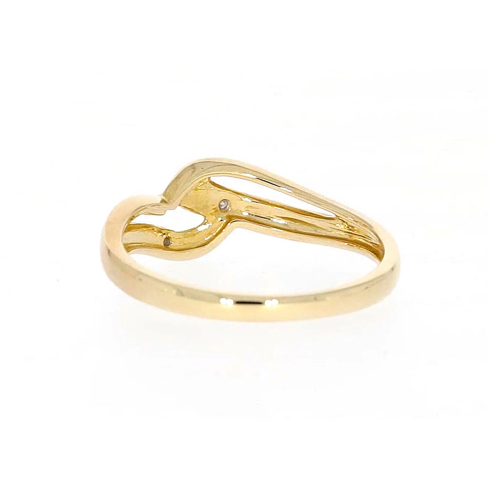 9ct Yellow Gold & Diamond Set Wave Ring - Image 36