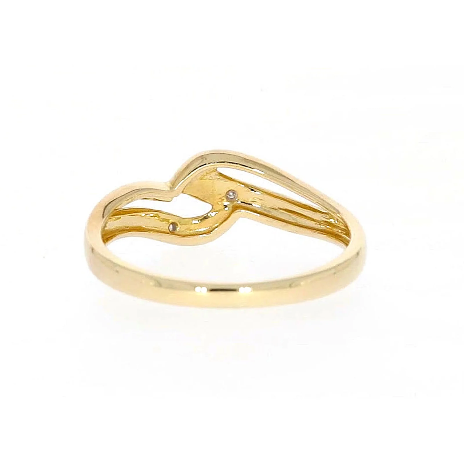 9ct Yellow Gold & Diamond Set Wave Ring - Image 39