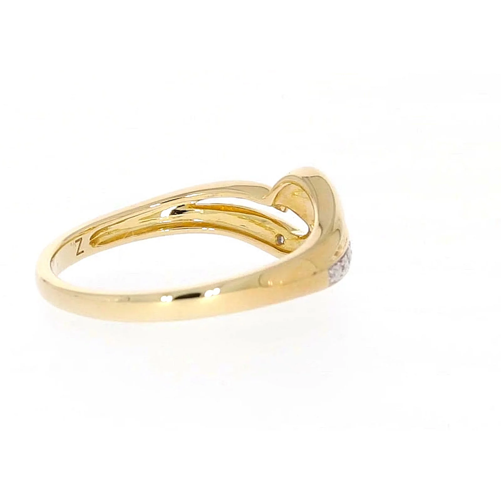 9ct Yellow Gold & Diamond Set Wave Ring - Image 52