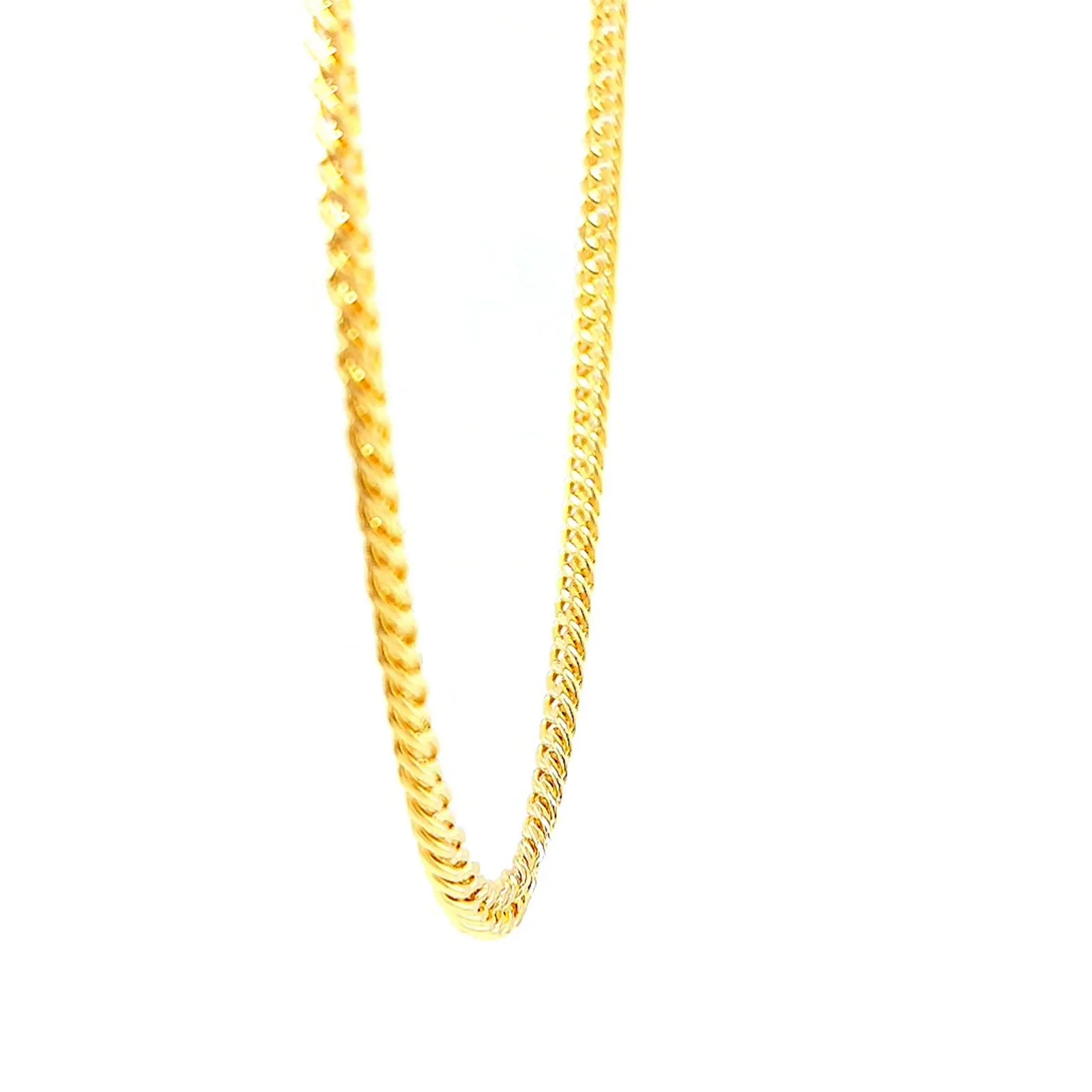 9ct Yellow Gold 55cm Double Curb Chain - Image 24