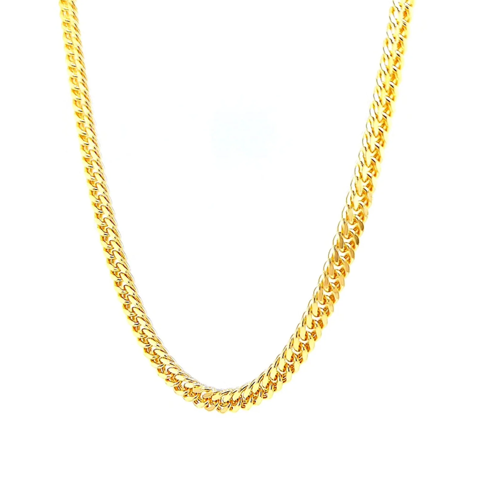 9ct Yellow Gold 55cm Double Curb Chain - Image 46