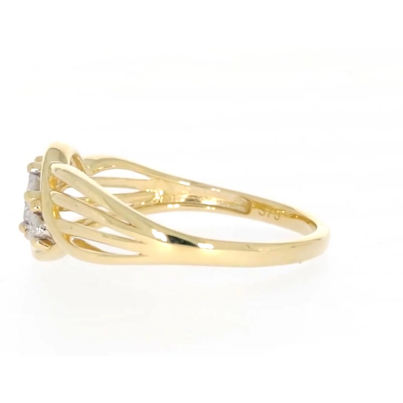 9ct Yellow Gold & Diamond Set Ring - Image 19