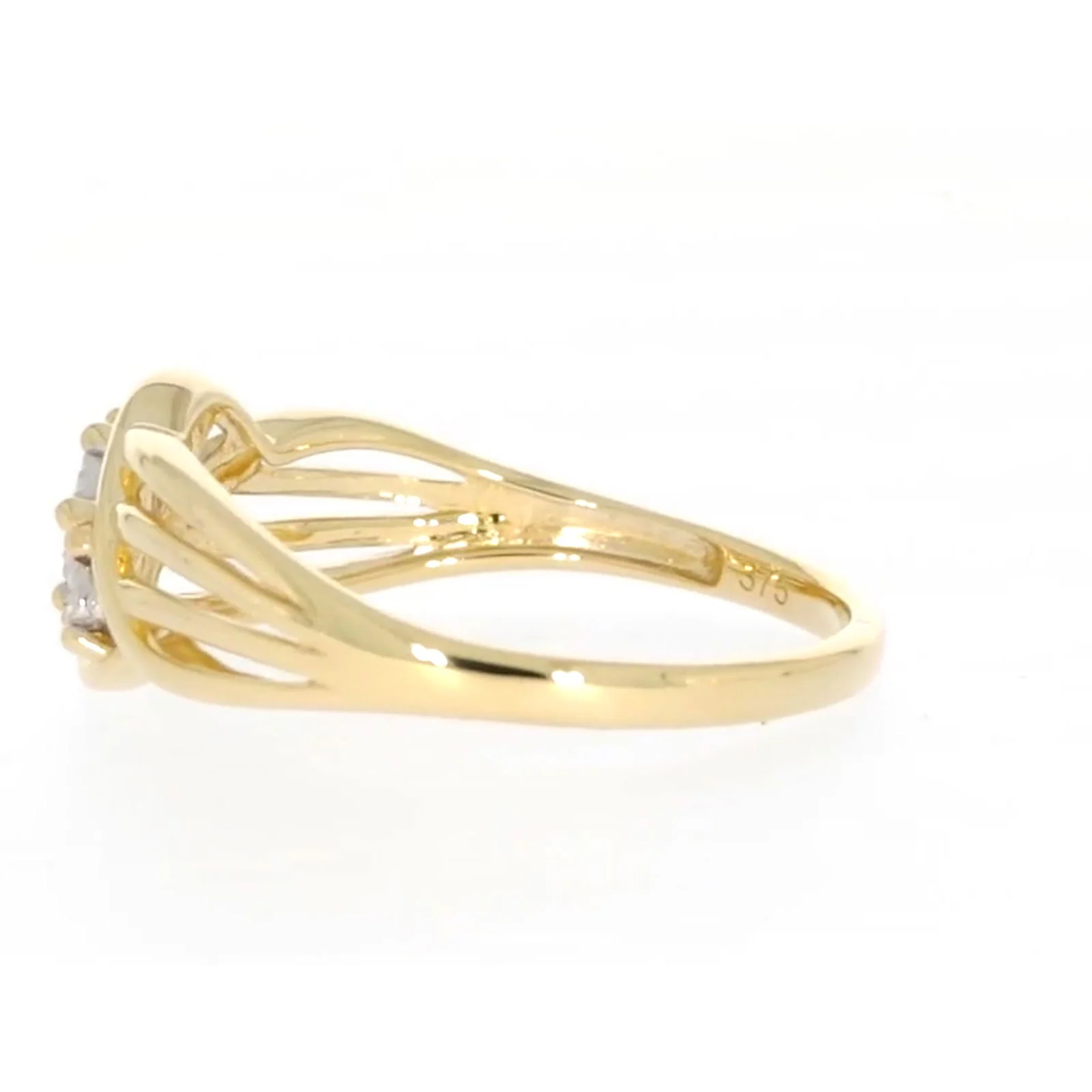 9ct Yellow Gold & Diamond Set Ring - Image 21
