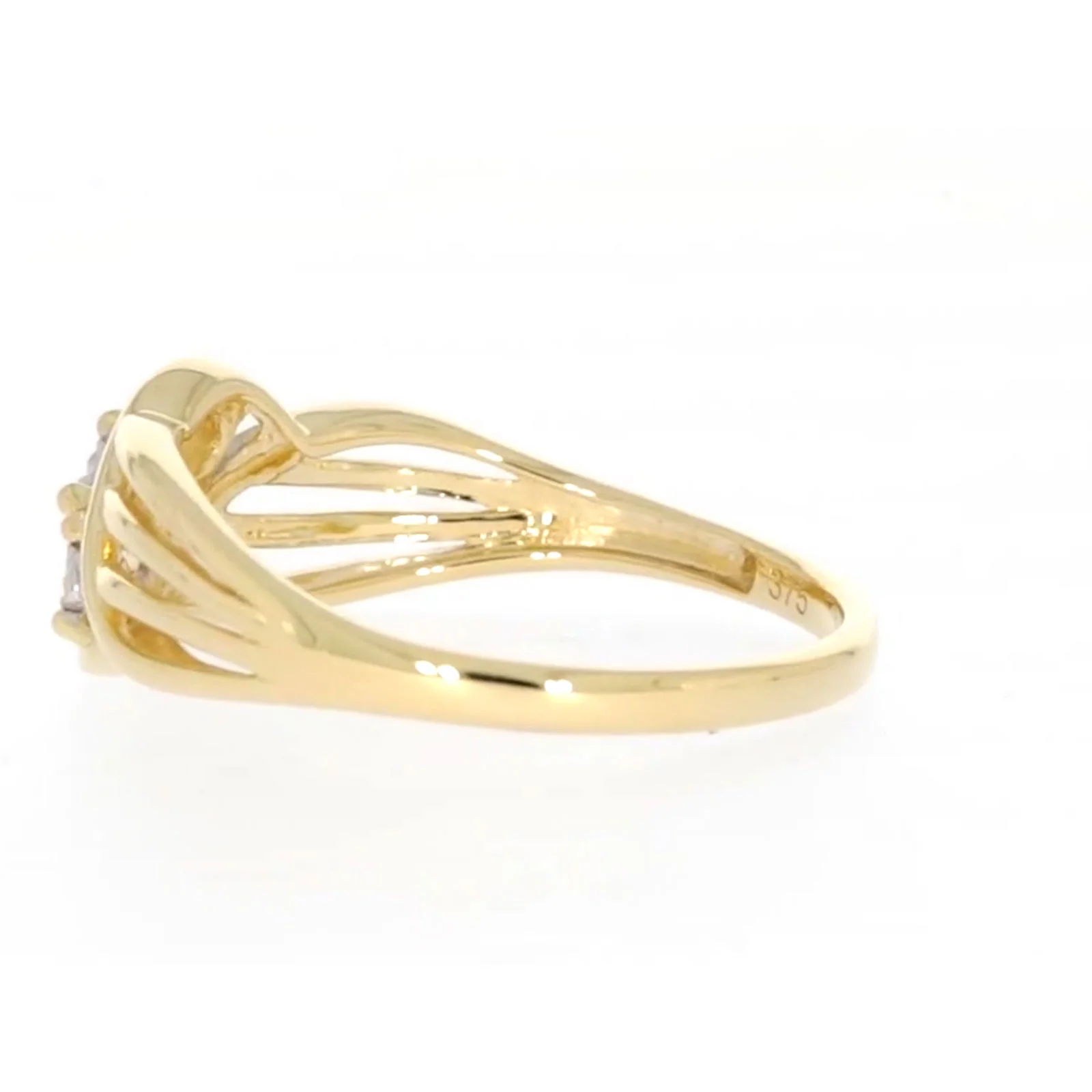 9ct Yellow Gold & Diamond Set Ring - Image 23