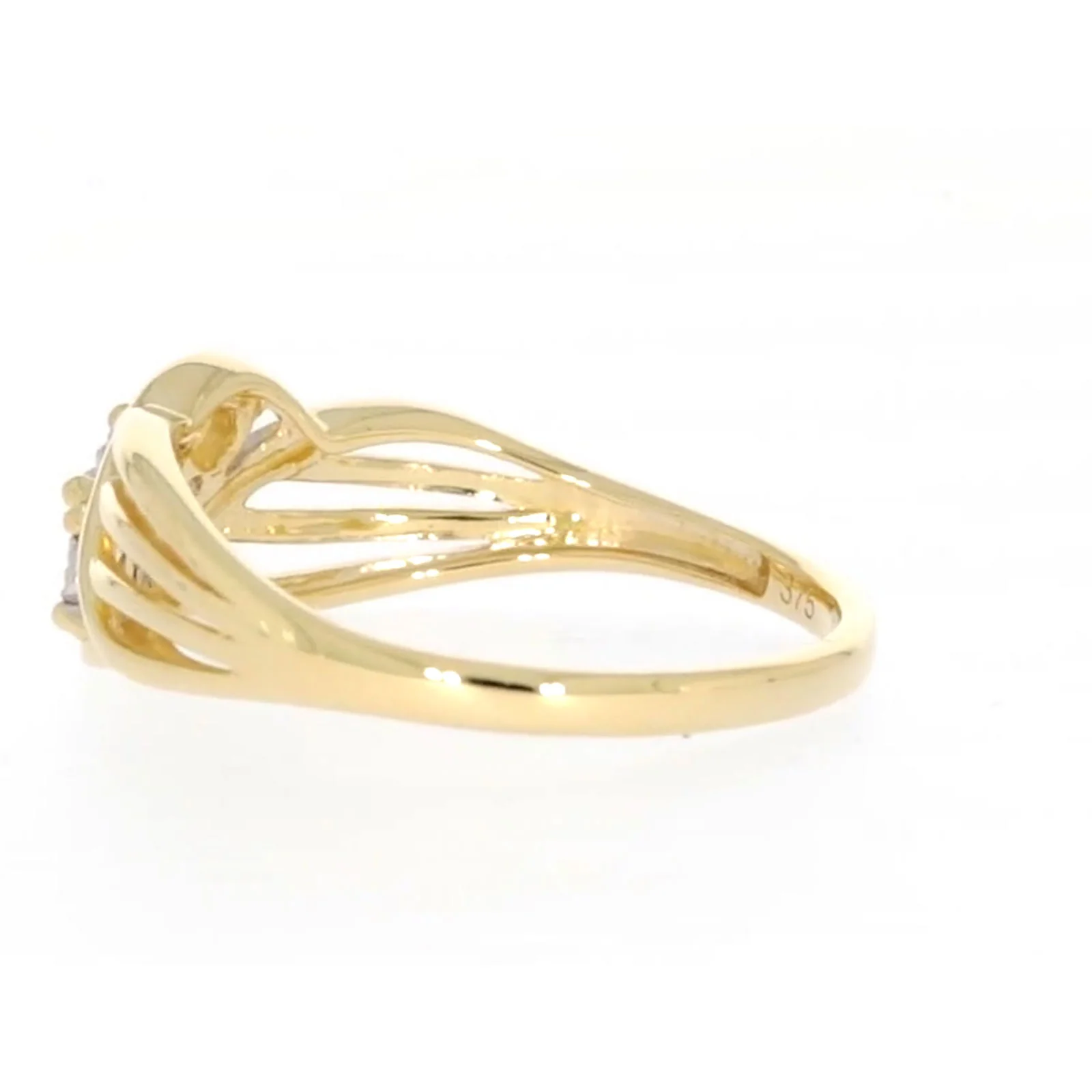9ct Yellow Gold & Diamond Set Ring - Image 24