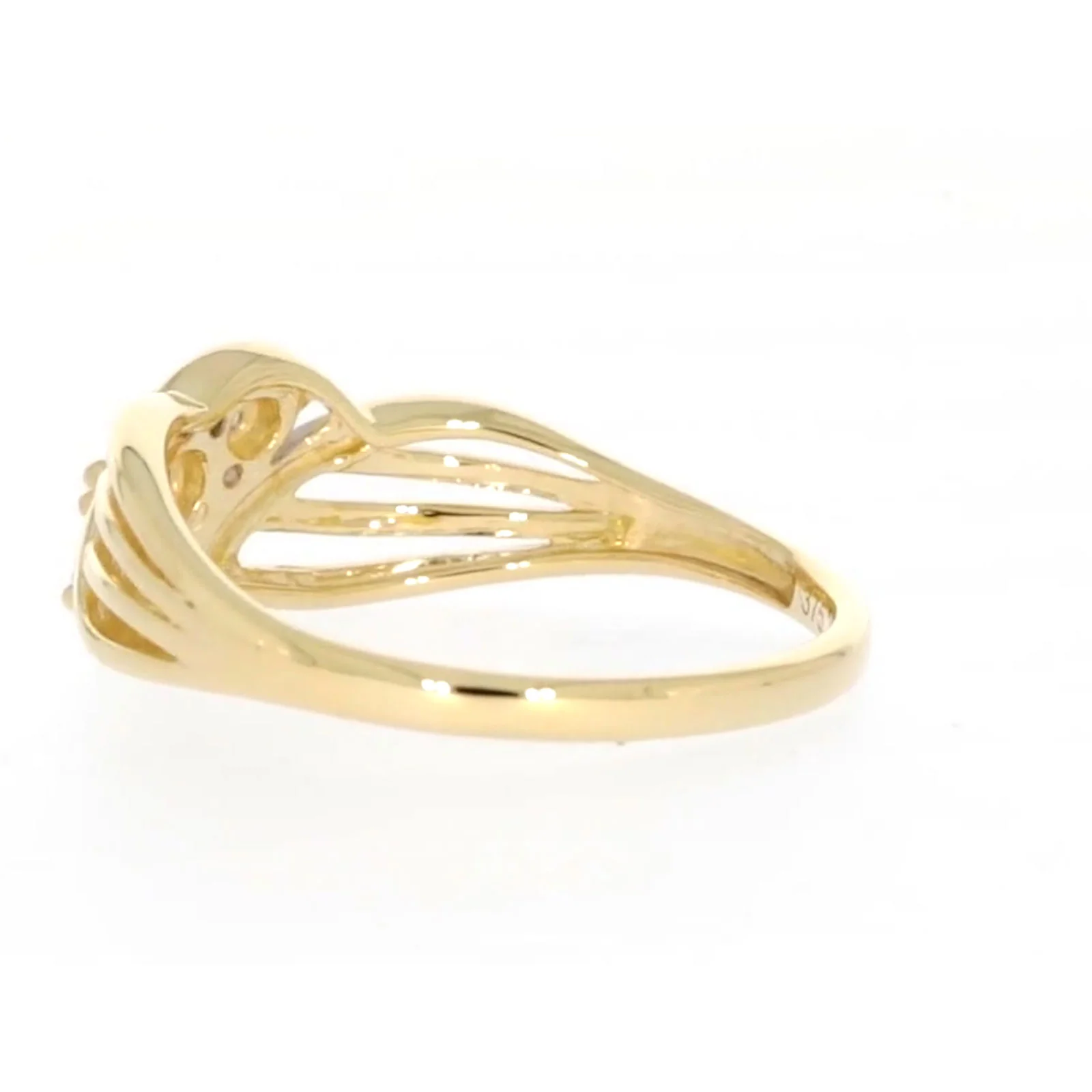 9ct Yellow Gold & Diamond Set Ring - Image 26