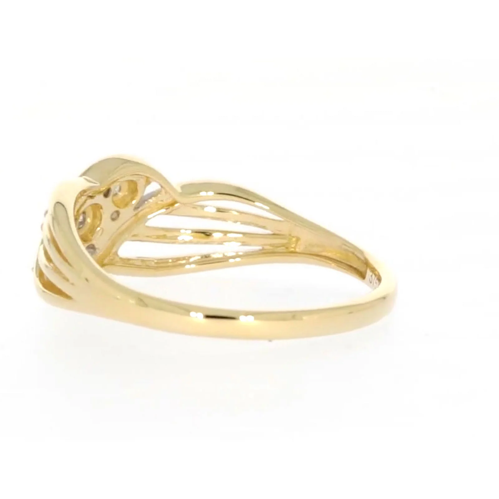 9ct Yellow Gold & Diamond Set Ring - Image 27