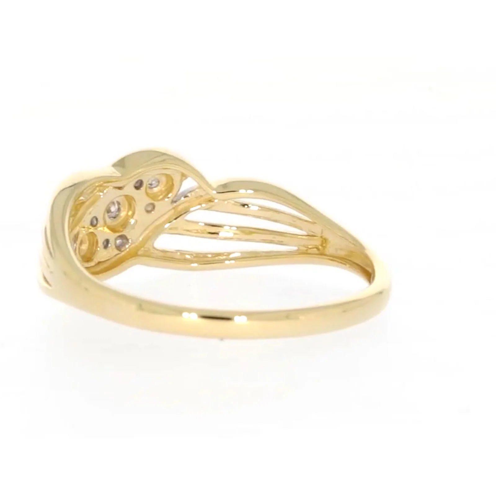 9ct Yellow Gold & Diamond Set Ring - Image 30