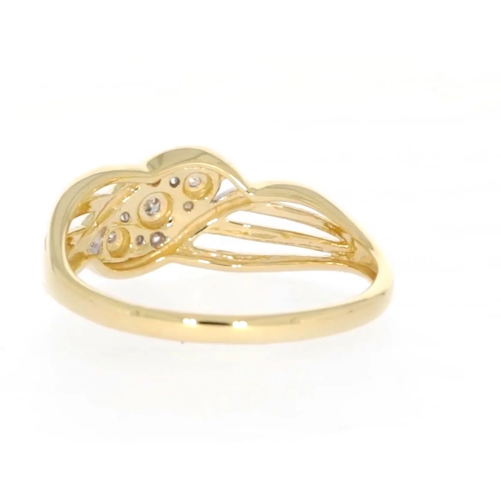 9ct Yellow Gold & Diamond Set Ring - Image 33