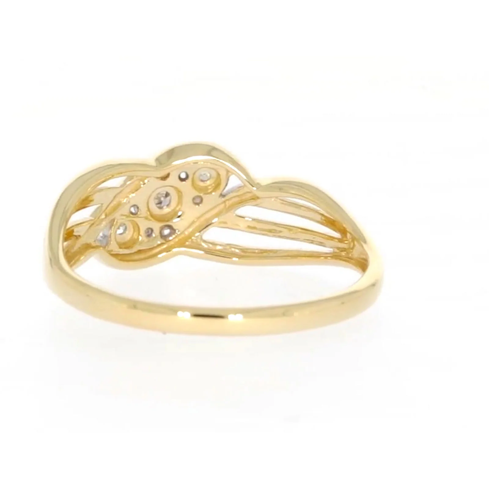 9ct Yellow Gold & Diamond Set Ring - Image 34