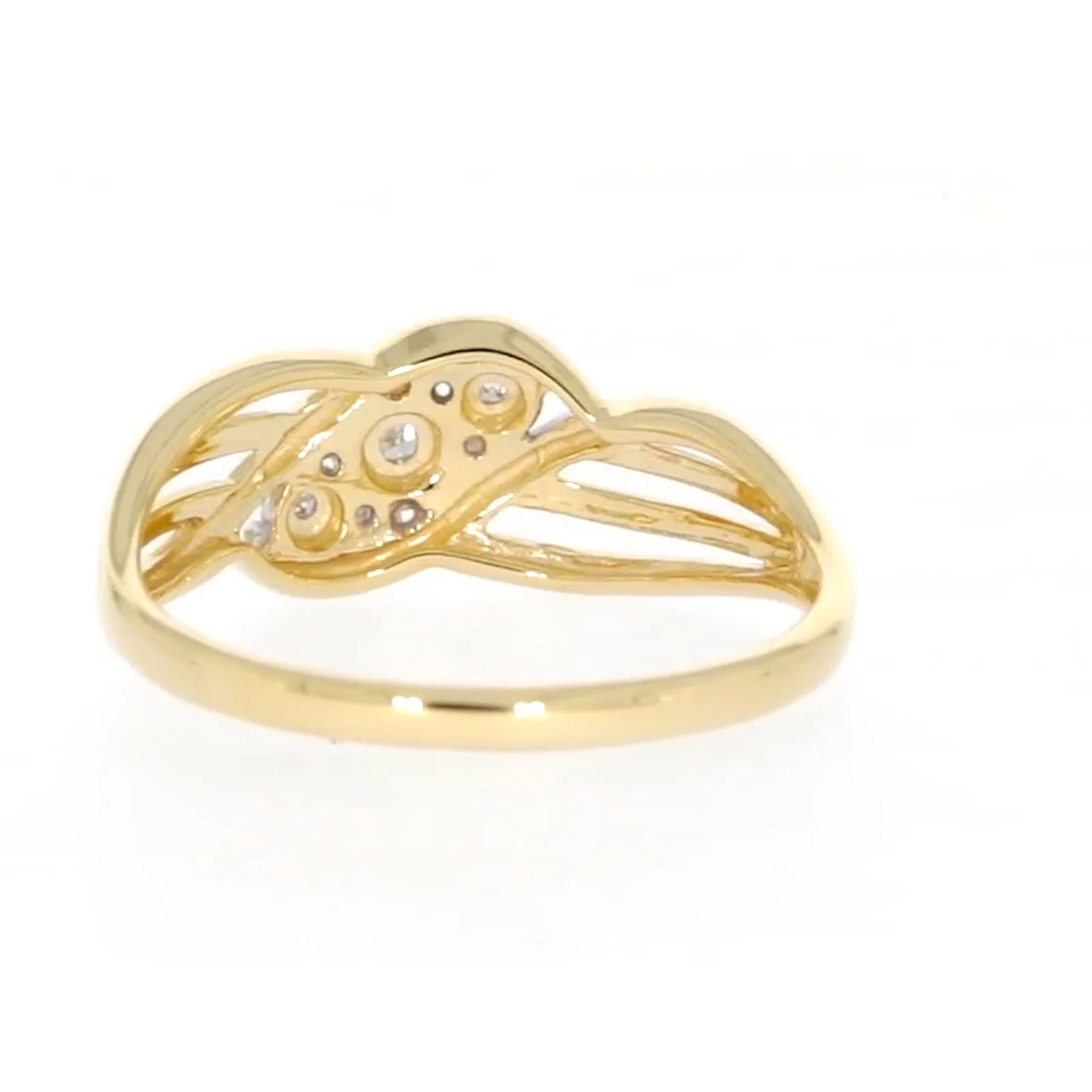 9ct Yellow Gold & Diamond Set Ring - Image 35