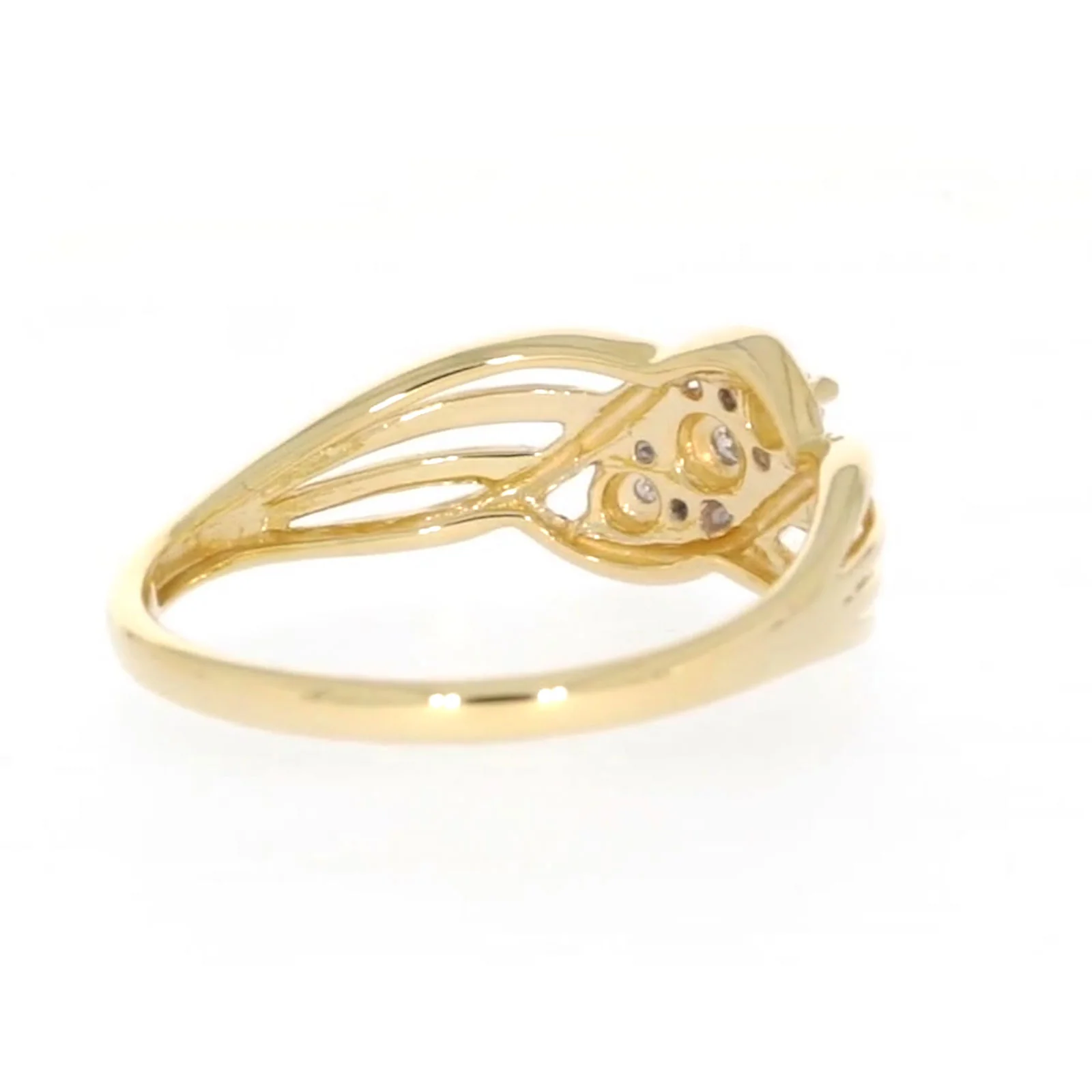 9ct Yellow Gold & Diamond Set Ring - Image 45