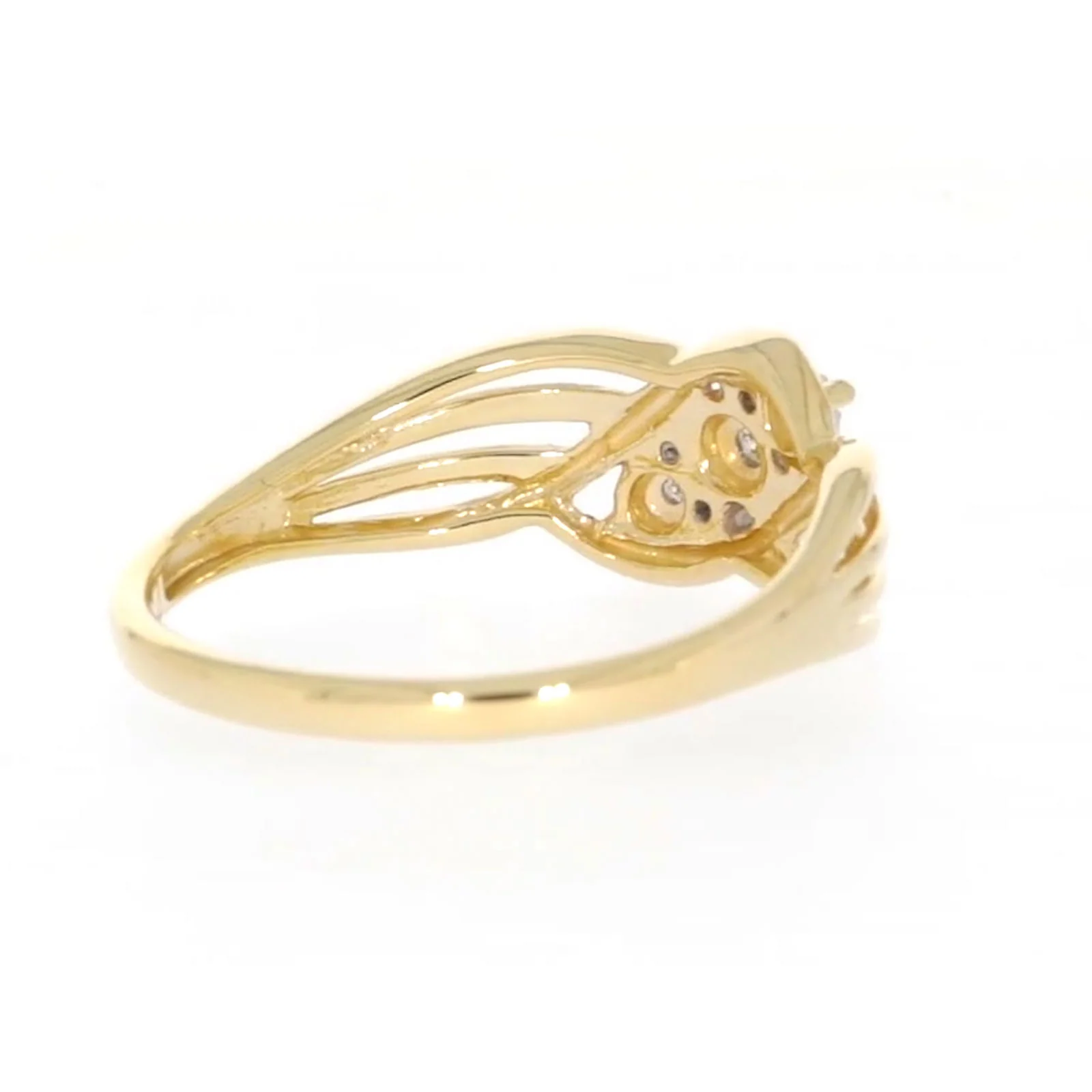 9ct Yellow Gold & Diamond Set Ring - Image 46