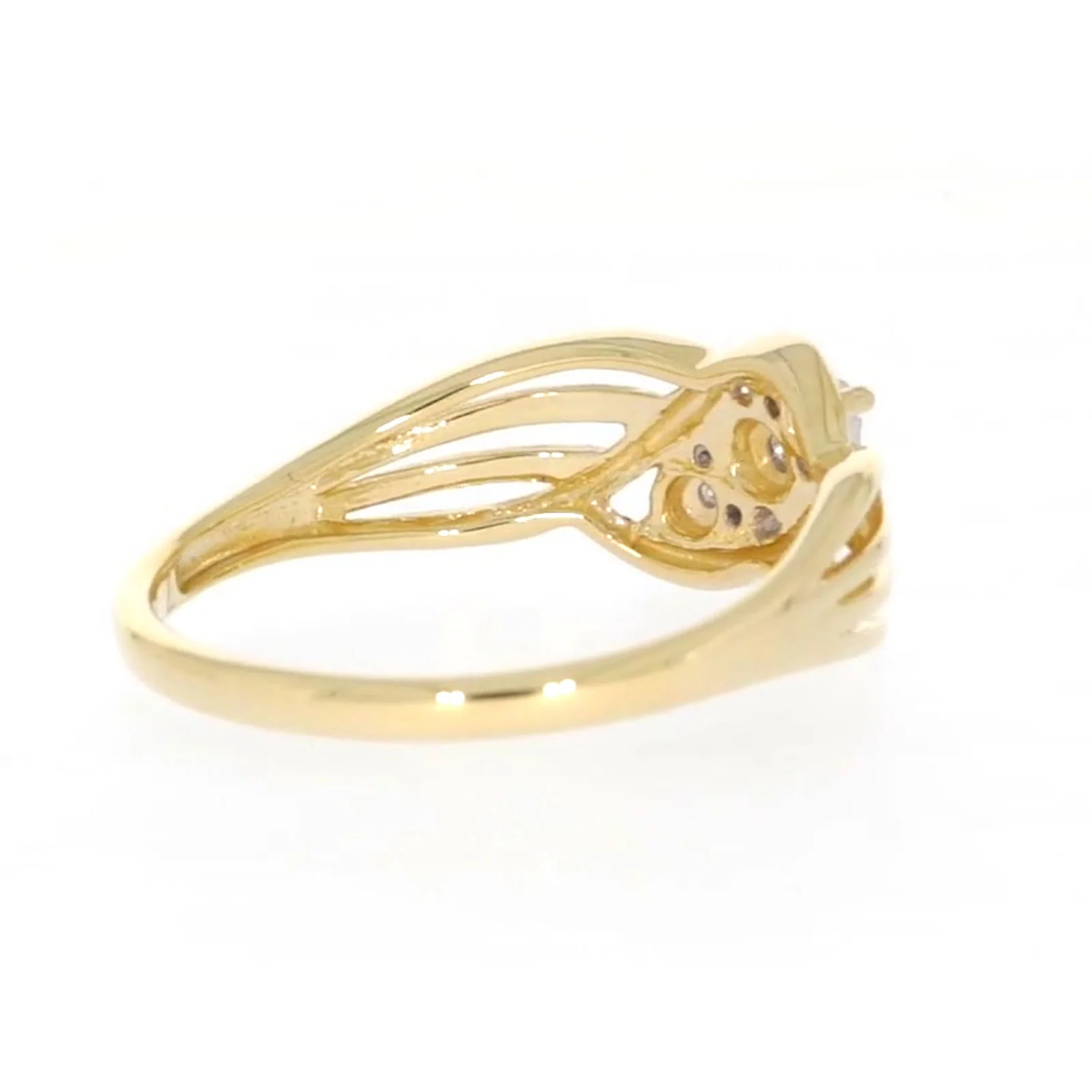 9ct Yellow Gold & Diamond Set Ring - Image 47
