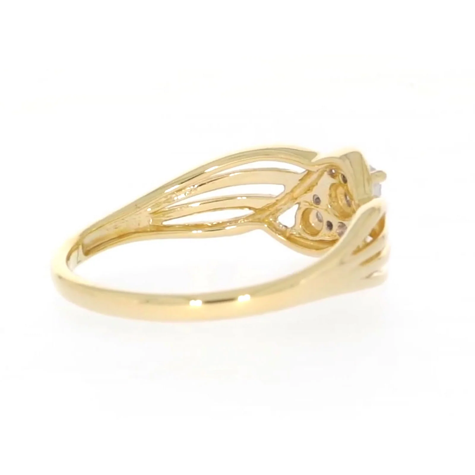 9ct Yellow Gold & Diamond Set Ring - Image 48